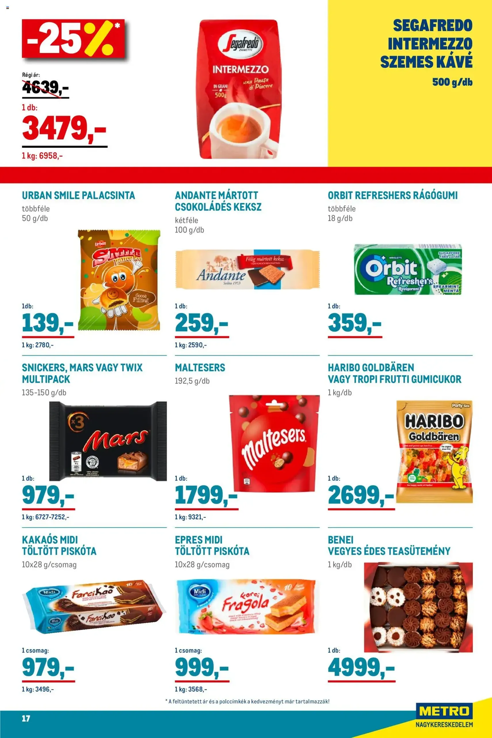 Metro - Élelmiszer és Szezonális katalógus 2025/11 - 2025.11.02. érvényes szórólap 17 oldal 33 oldalból