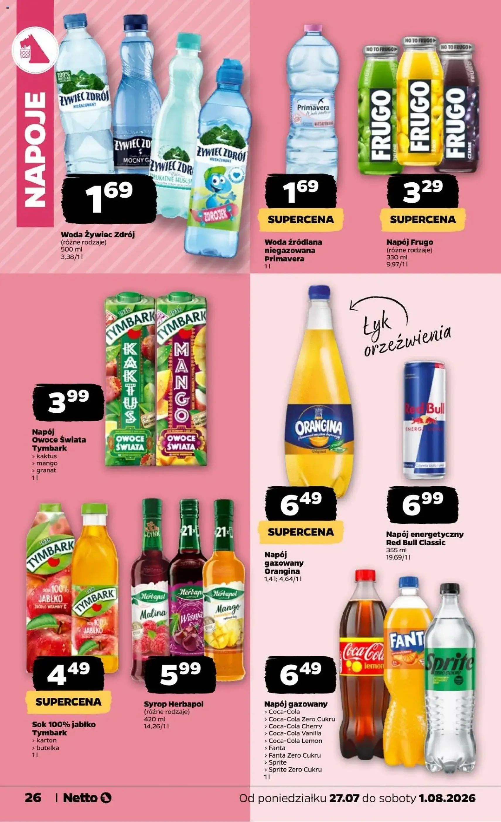 Netto gazetka od poniedziałku - ważny gazetka od 27.07.2026 strona 26 z 33