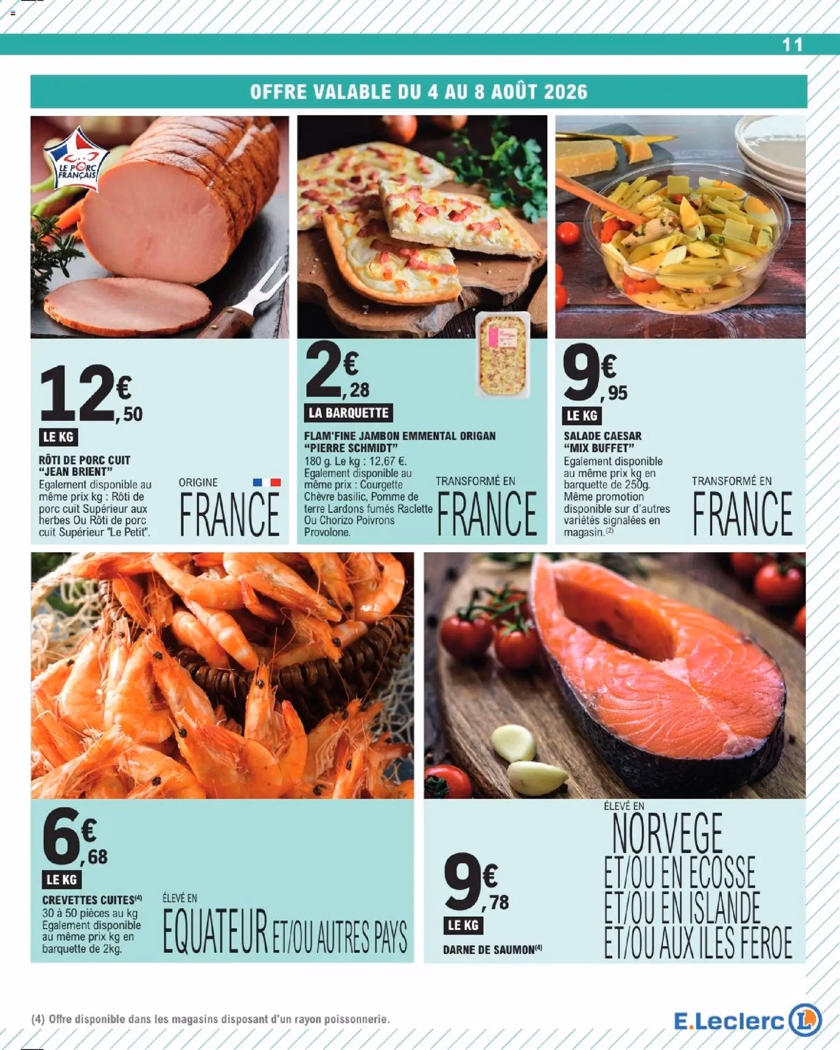 E.Leclerc catalogue - brochure valable à partir du 04/08/2026, page 11 sur 24