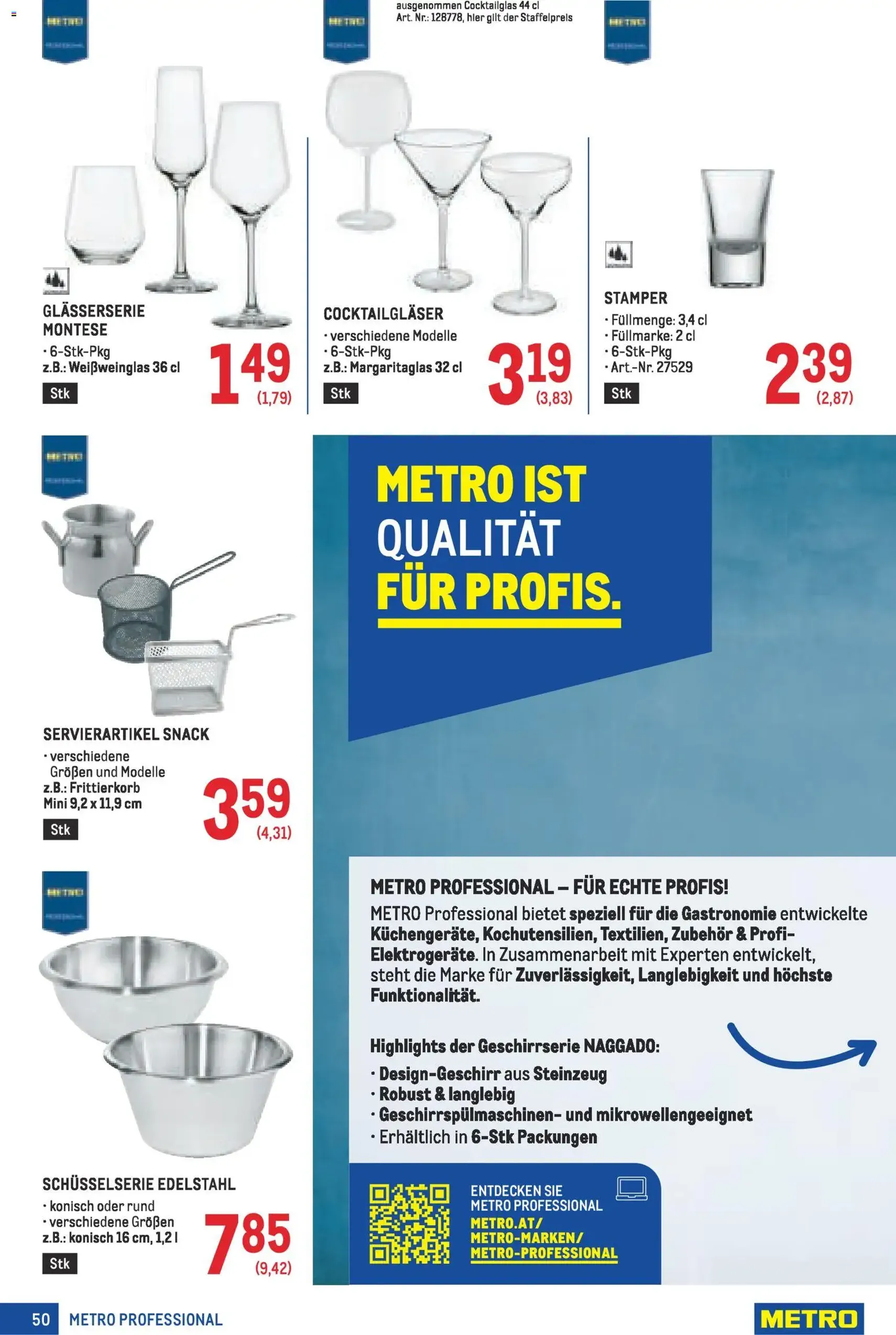 Metro angebote Profi - Gültiger Prospekt ab 11.12.2025, Seite 50 von insgesamt 72