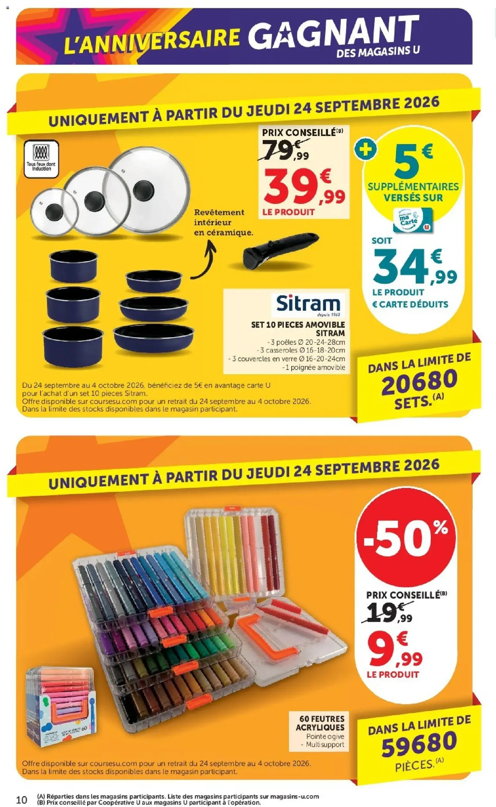 Hyper U catalogue - brochure valable à partir du 22/09/2026, page 10 sur 40