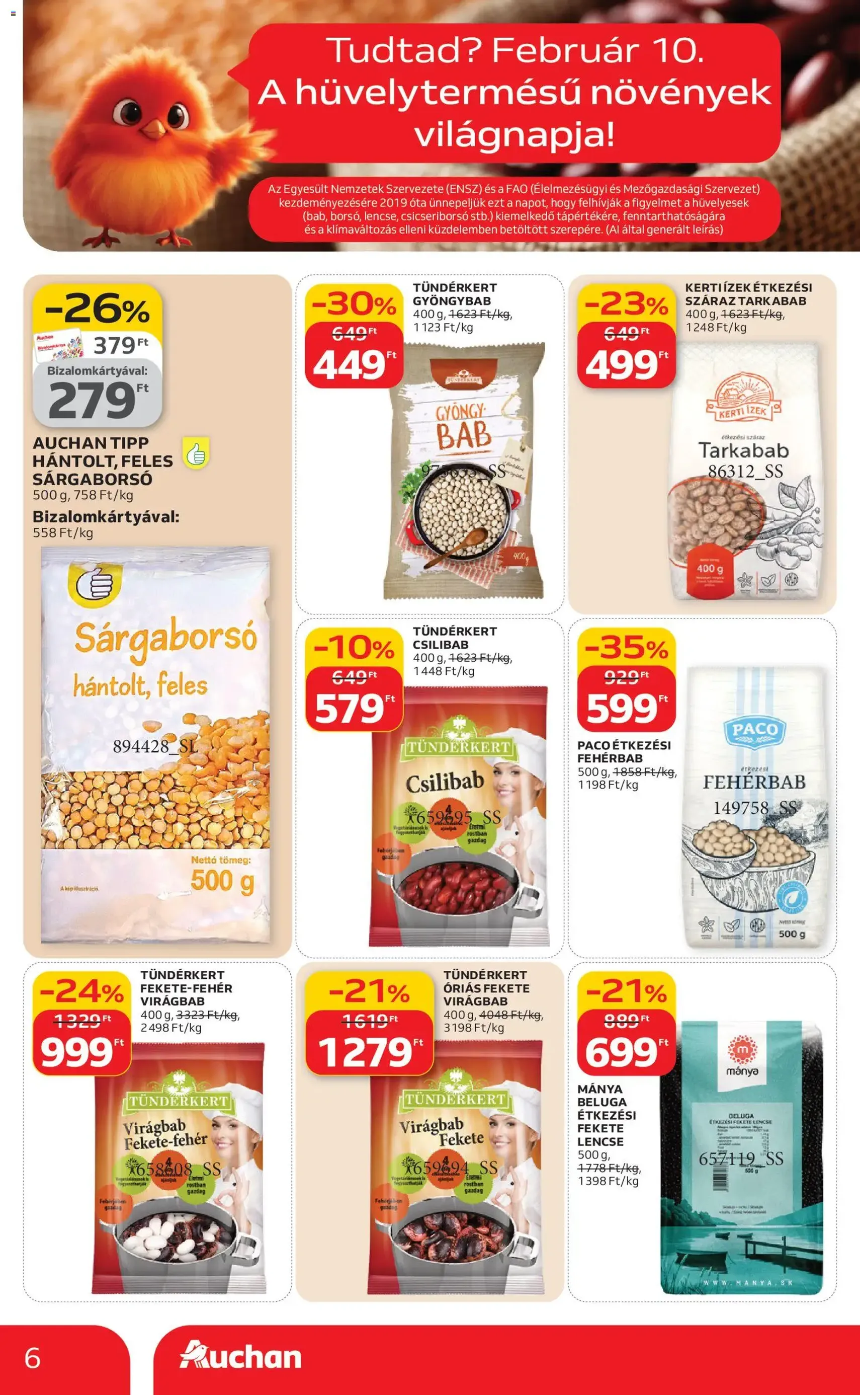 Auchan Akciós újság - 2026.02.05. érvényes szórólap 6 oldal 30 oldalból