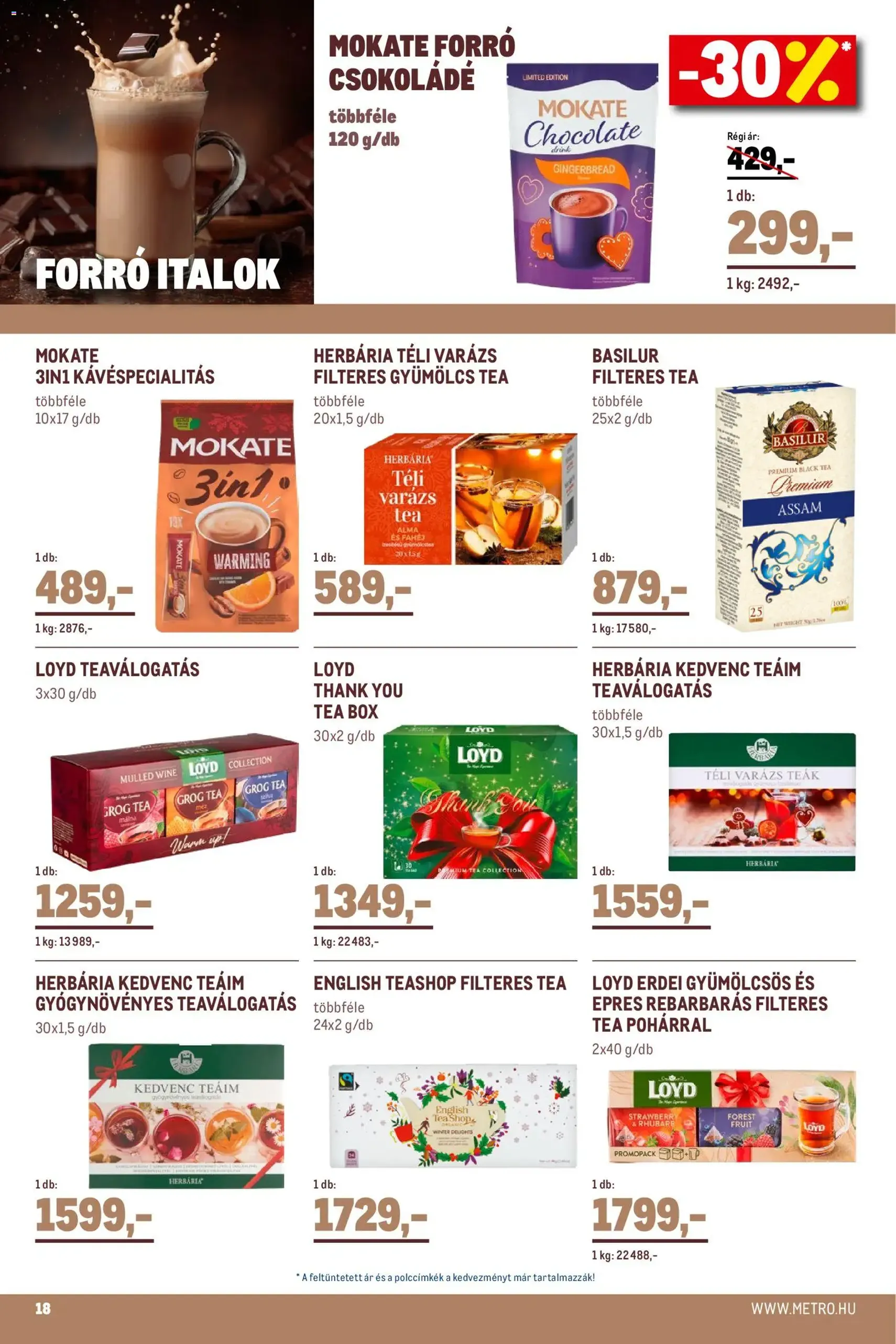Metro - Élelmiszer és Szezonális katalógus 2025/11 - 2025.11.02. érvényes szórólap 18 oldal 33 oldalból