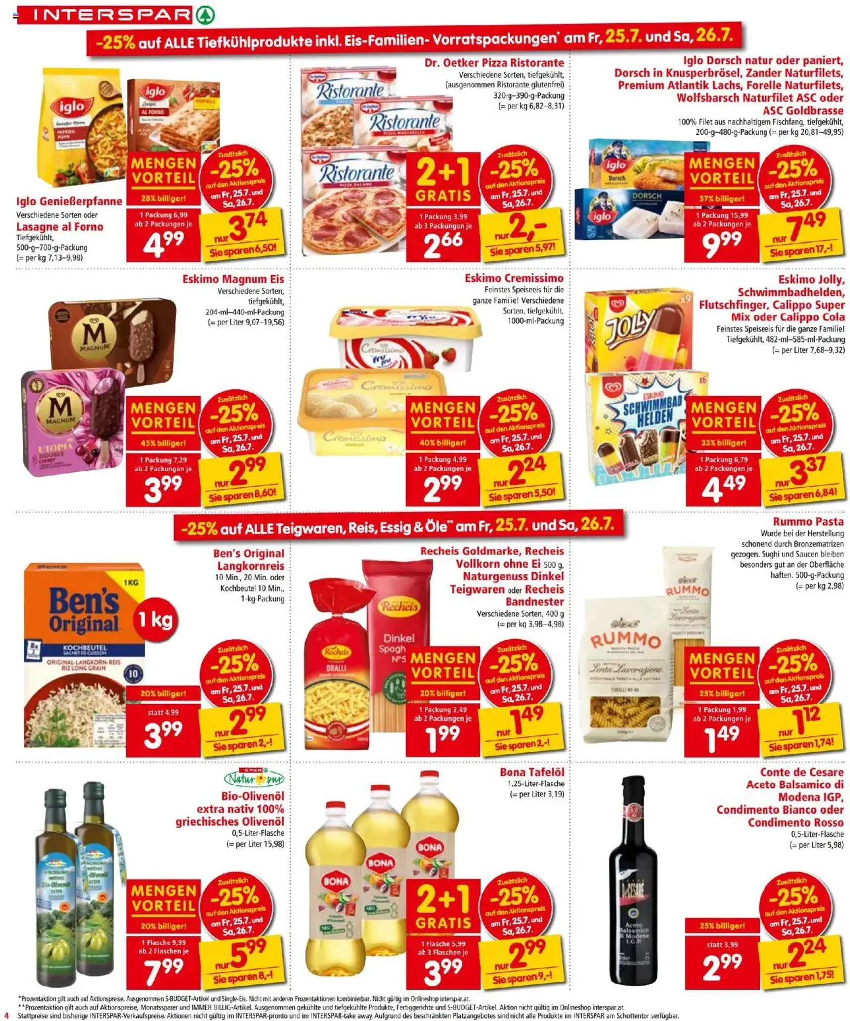Interspar Flugblatt - Gültiger Prospekt ab 24.07.2025, Seite 4 von insgesamt 16
