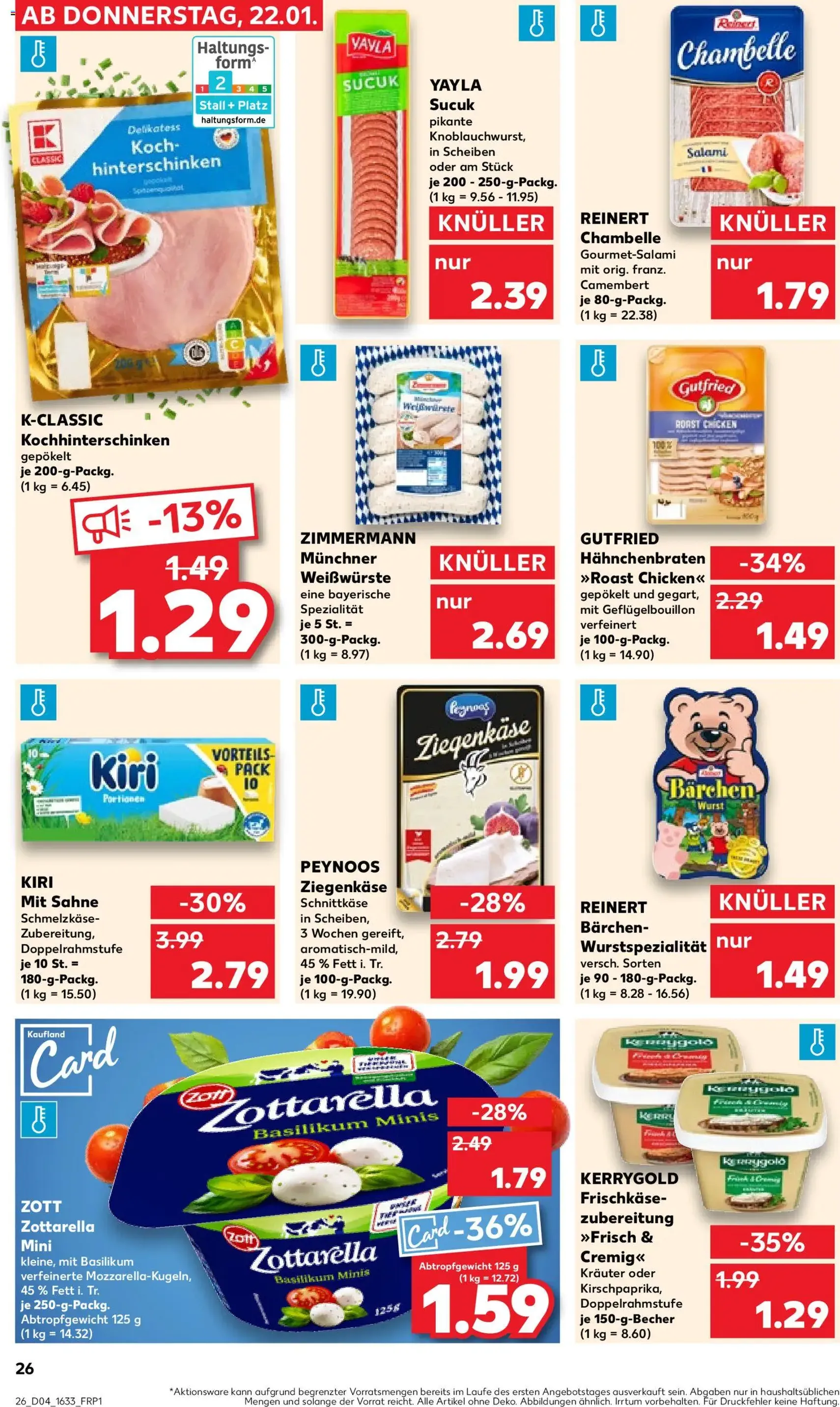 Kaufland Prospekt - Gültiger Prospekt ab 22.01.2026, Seite 26 von insgesamt 59