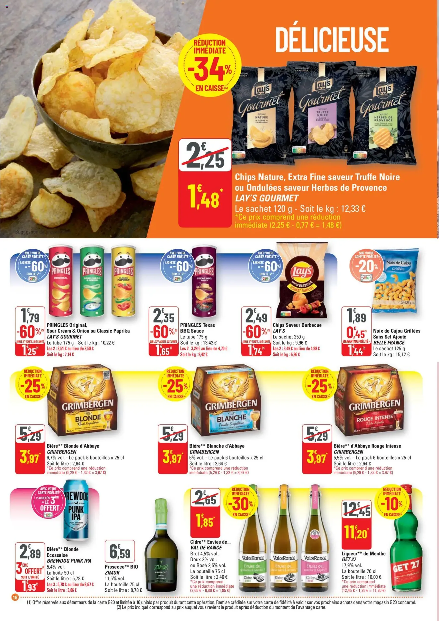 G20 Supermarchés catalogue - brochure valable à partir du 22/10/2025, page 16 sur 20 G20 Supermarchés catalogue - brochure valable à partir du 22/10/2025, page 16 sur 20