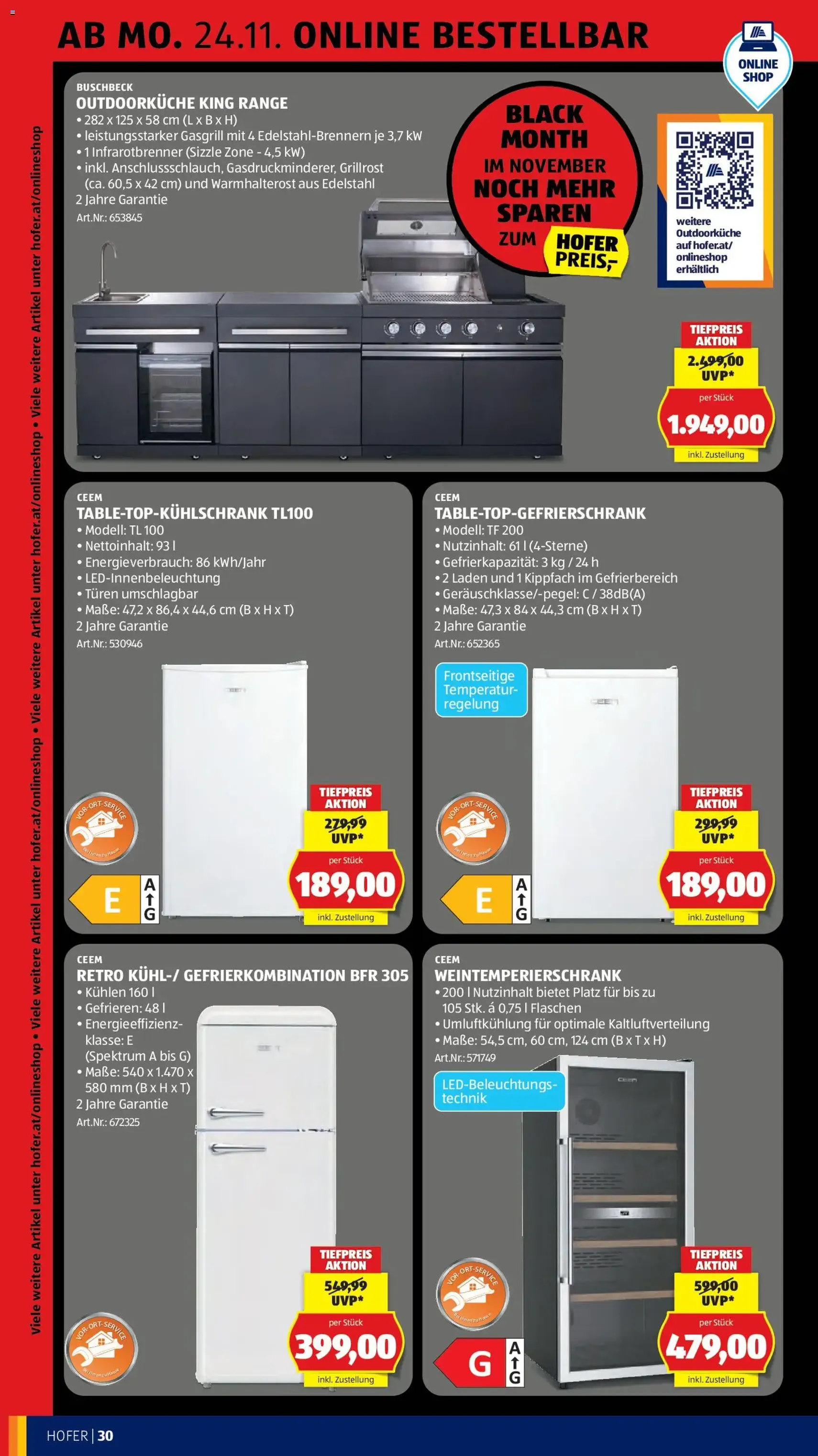 Hofer - Black Friday - Gültiger Prospekt ab 21.11.2025, Seite 44 von insgesamt 63