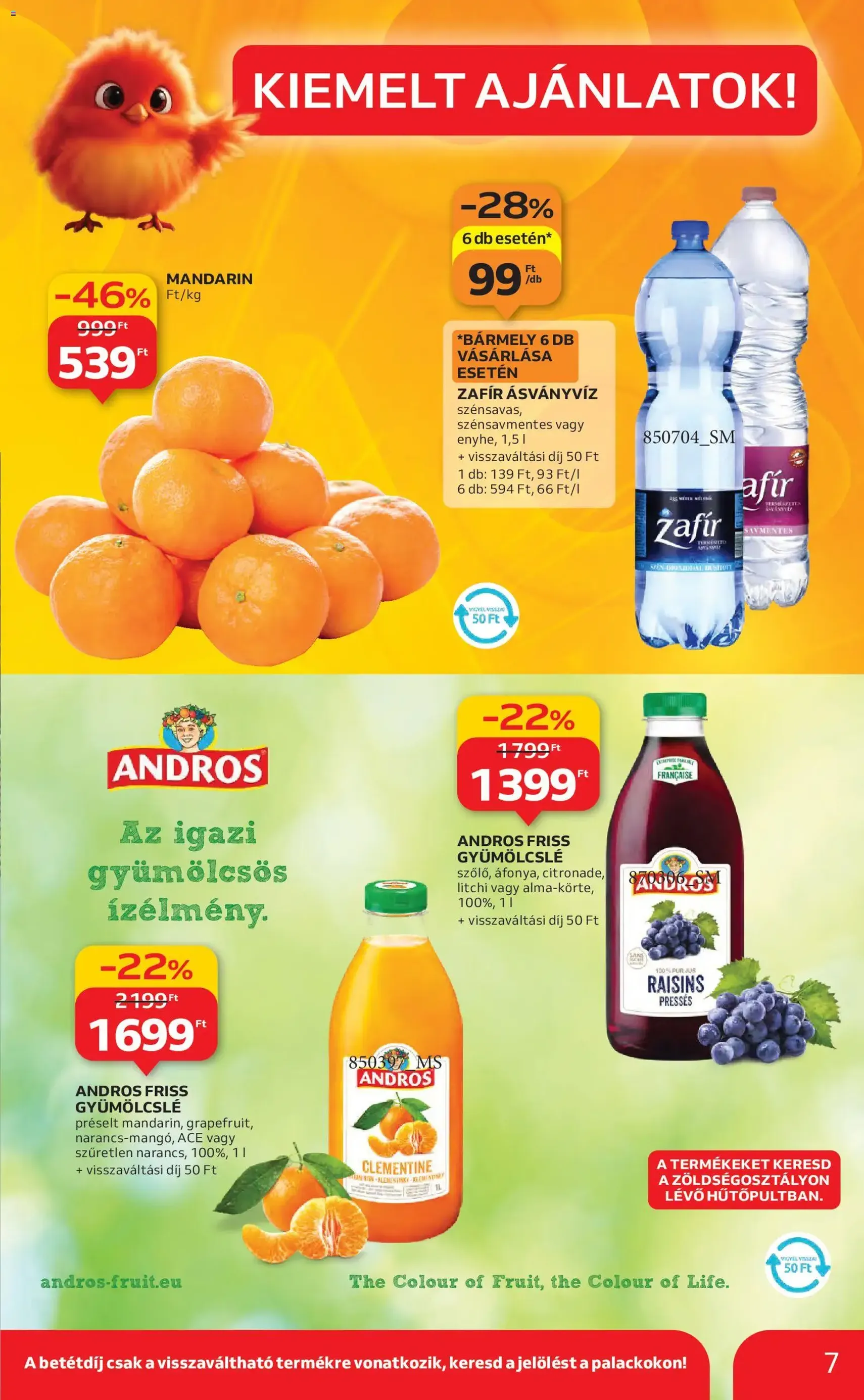 Auchan Akciós újság - 2025.10.30. érvényes szórólap 7 oldal 58 oldalból Auchan Akciós újság - 2025.10.30. érvényes szórólap 7 oldal 58 oldalból