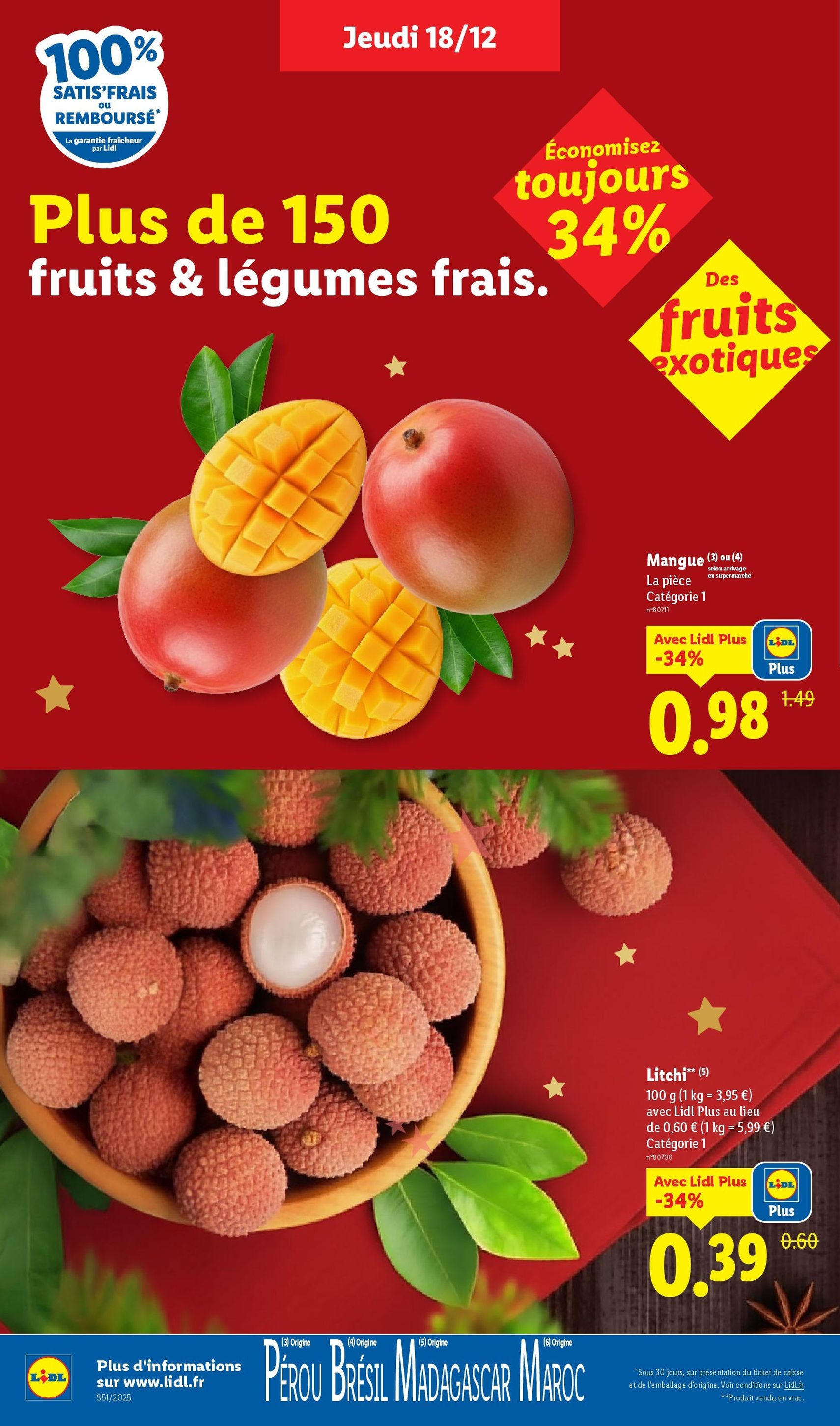 LIDL catalogue semaine 51 - brochure valable à partir du 18/12/2025, page 2 sur 87