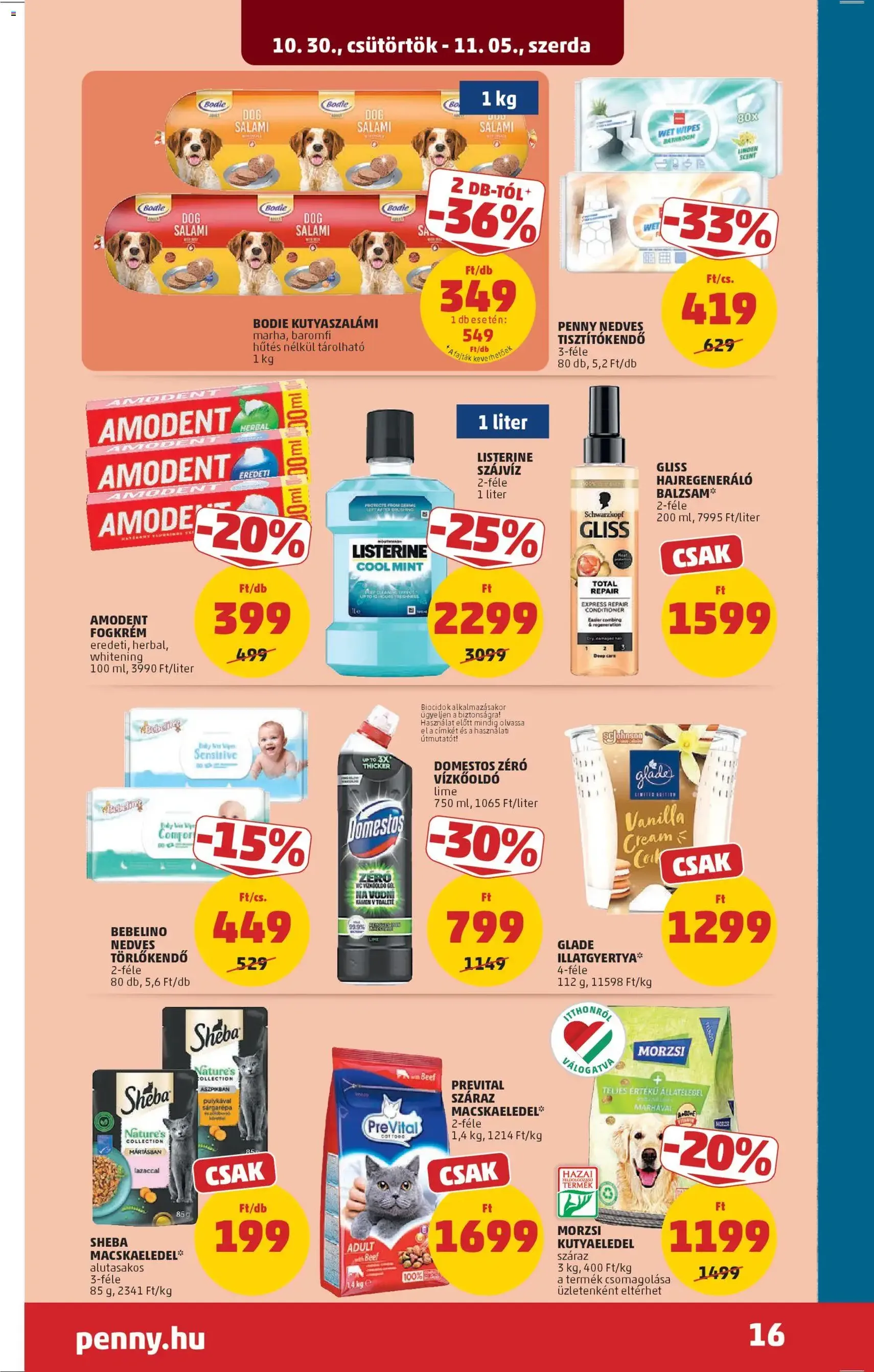 PENNY Akciós újság - 2025.10.30. érvényes szórólap 20 oldal 38 oldalból PENNY Akciós újság - 2025.10.30. érvényes szórólap 20 oldal 38 oldalból