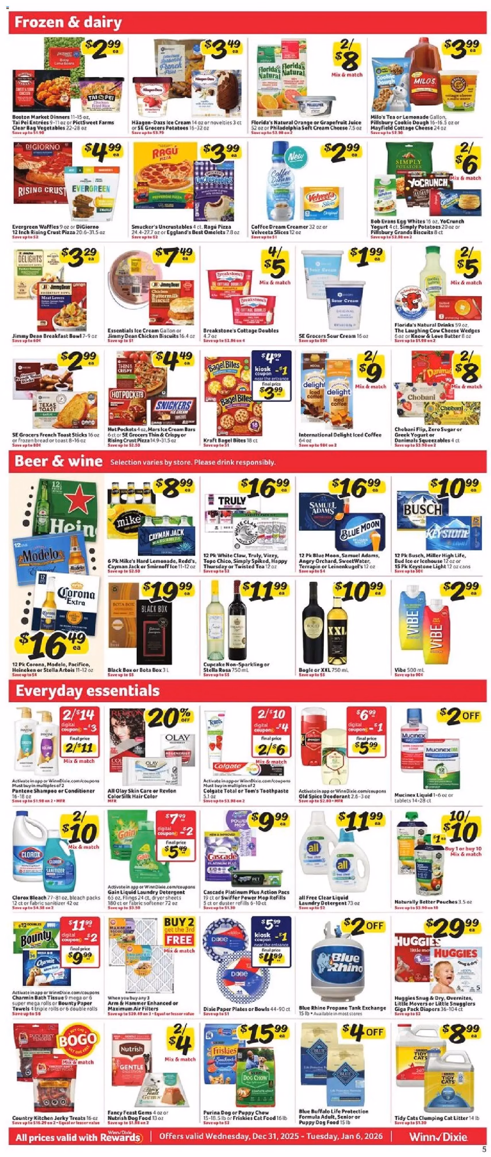 Winn Dixie Weekly Ad - valid flyer from 12/31/2025, page 5 of 6