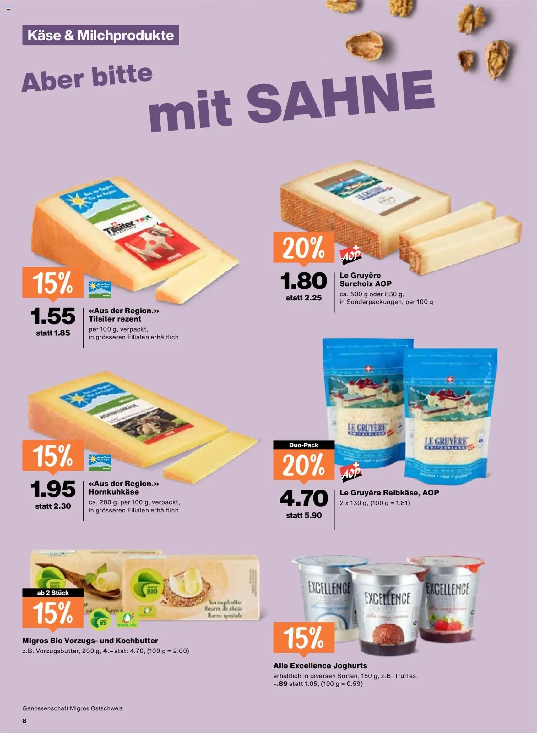 Migros aktionen - Gültiger Prospekt ab 22.10.2026, Seite 8 von insgesamt 24