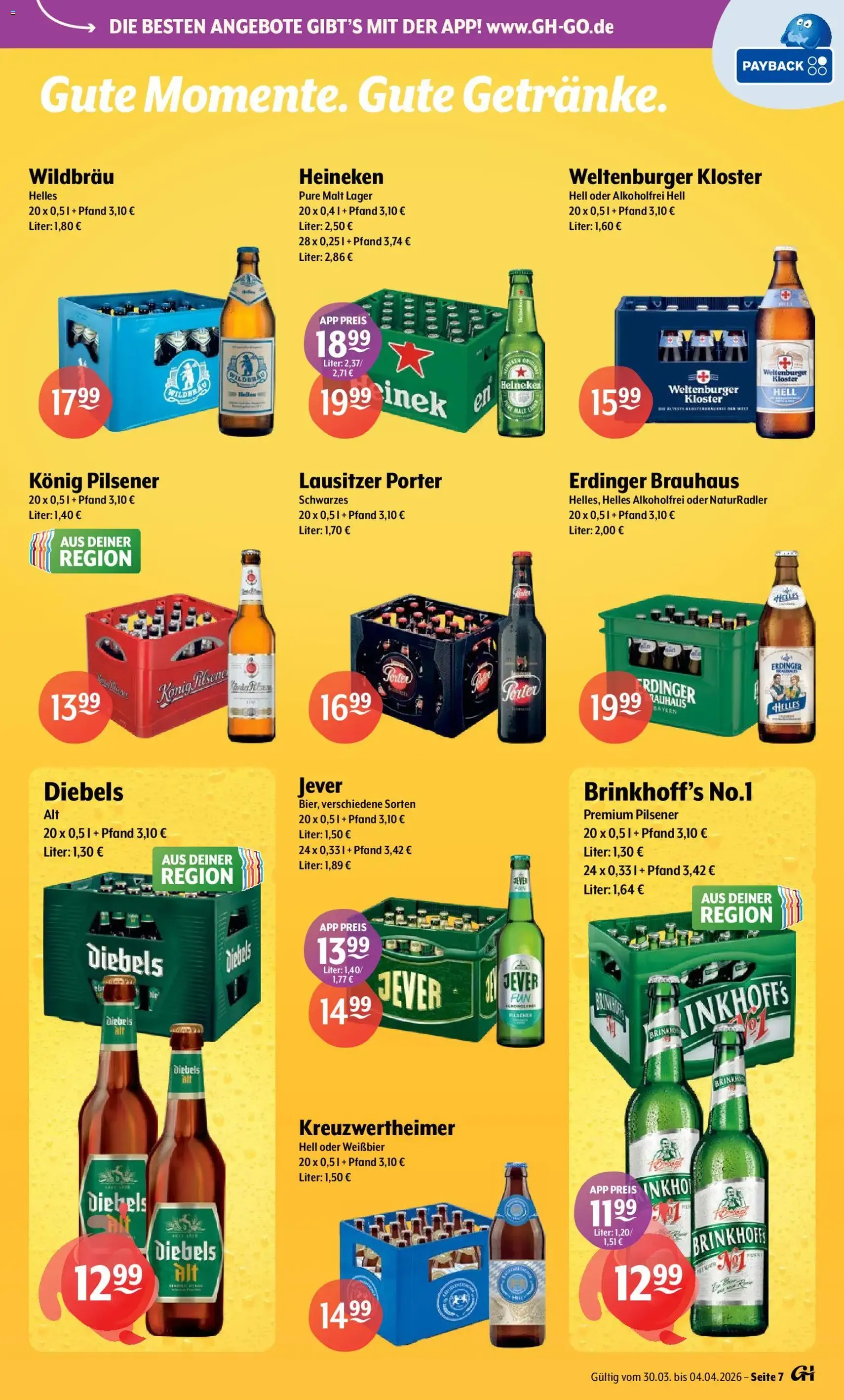 Trink und Spare Prospekt - Gültiger Prospekt ab 30.03.2026, Seite 7 von insgesamt 10