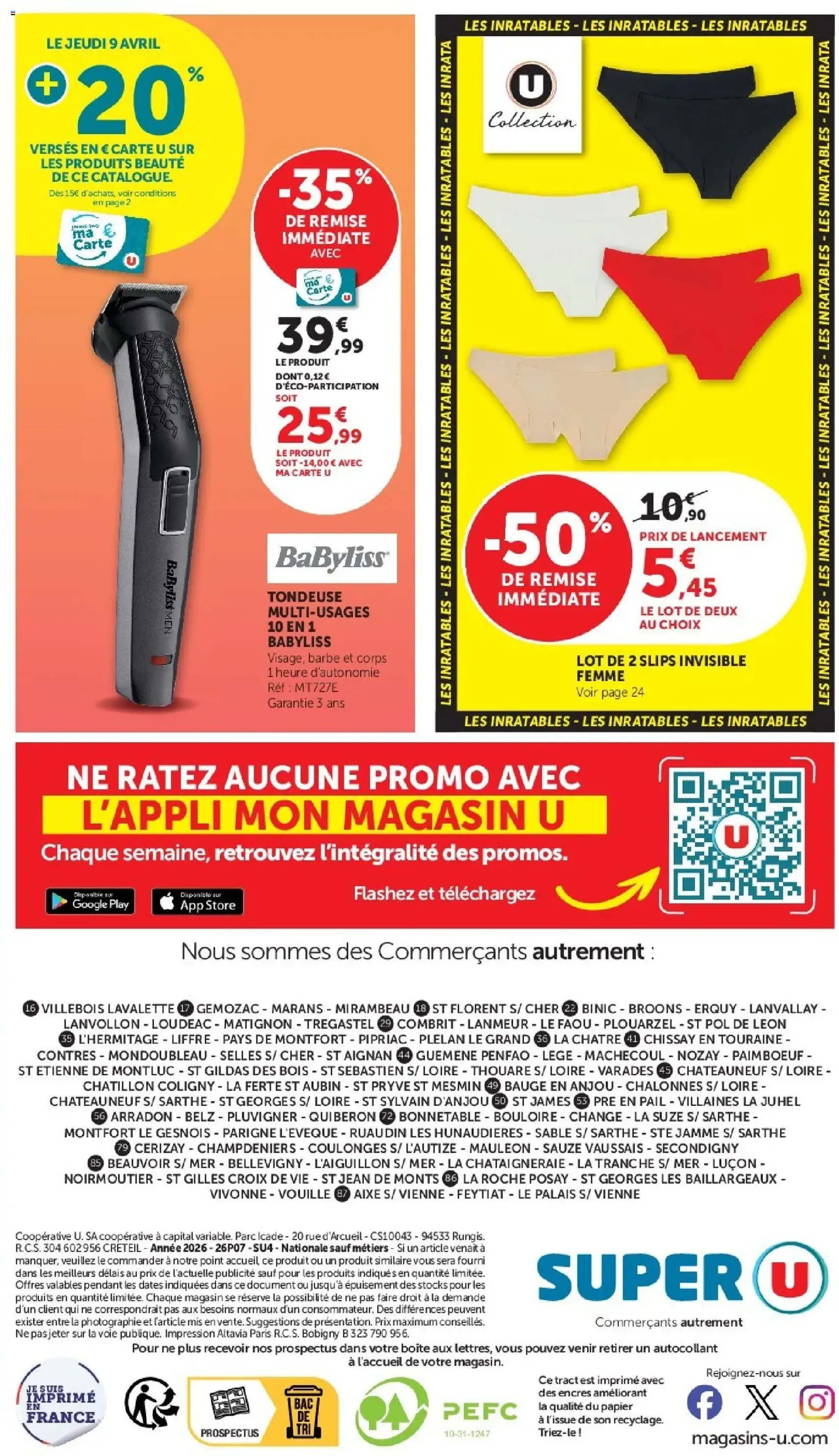 Super U catalogue - brochure valable à partir du 08/04/2026, page 48 sur 48