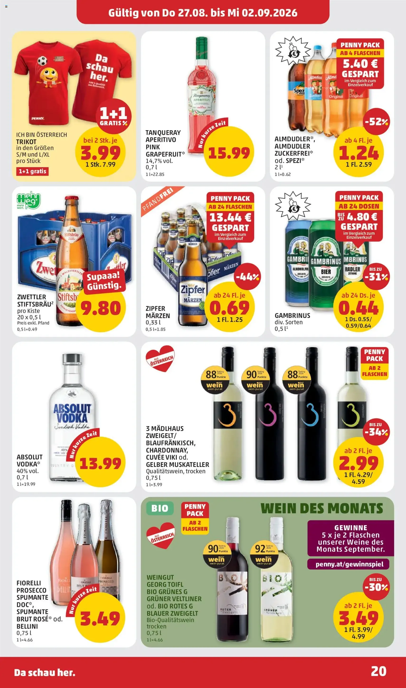 Penny Markt Flugblatt - Gültiger Prospekt ab 27.08.2026, Seite 20 von insgesamt 32