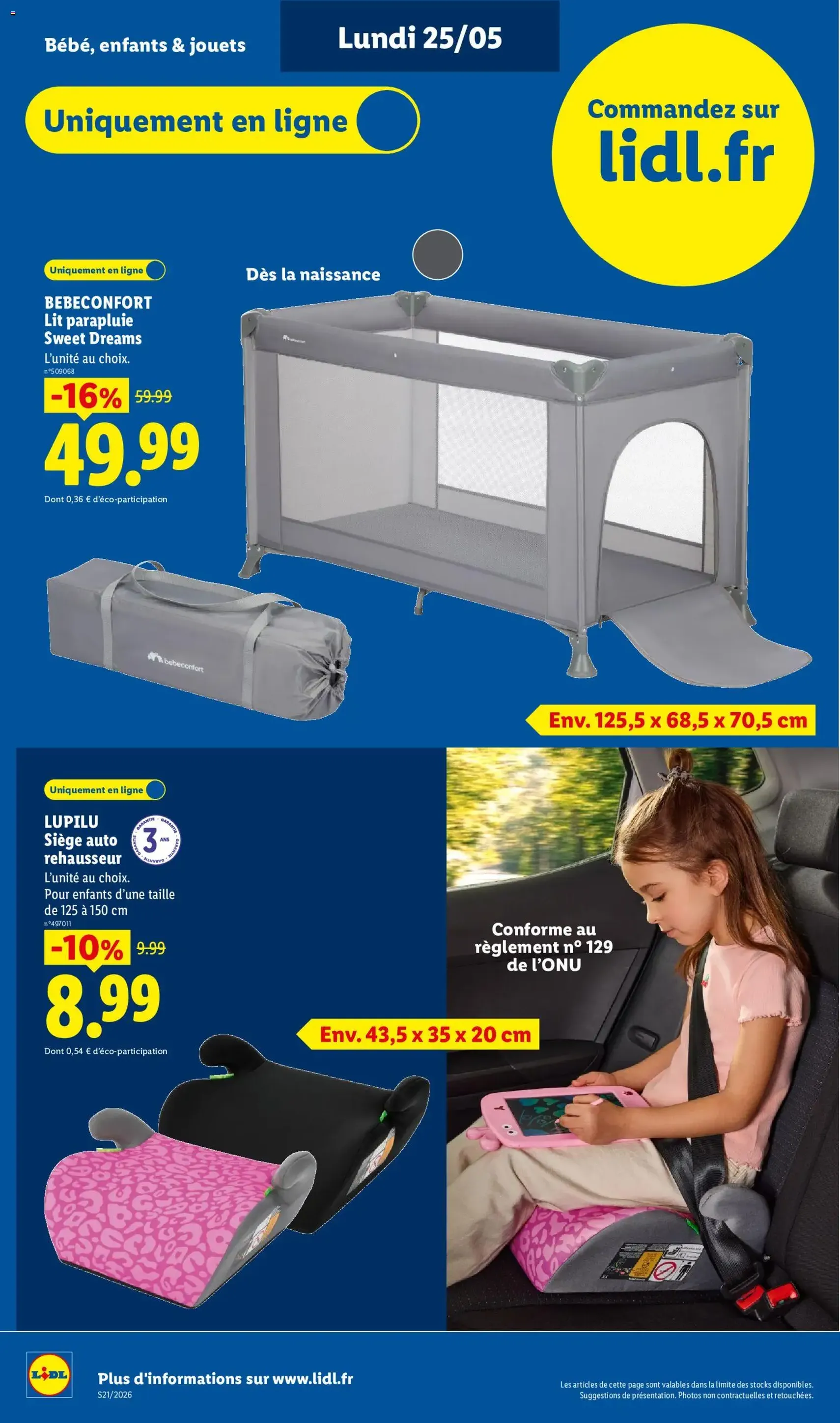 LIDL catalogue - brochure valable à partir du 21/05/2026, page 63 sur 70