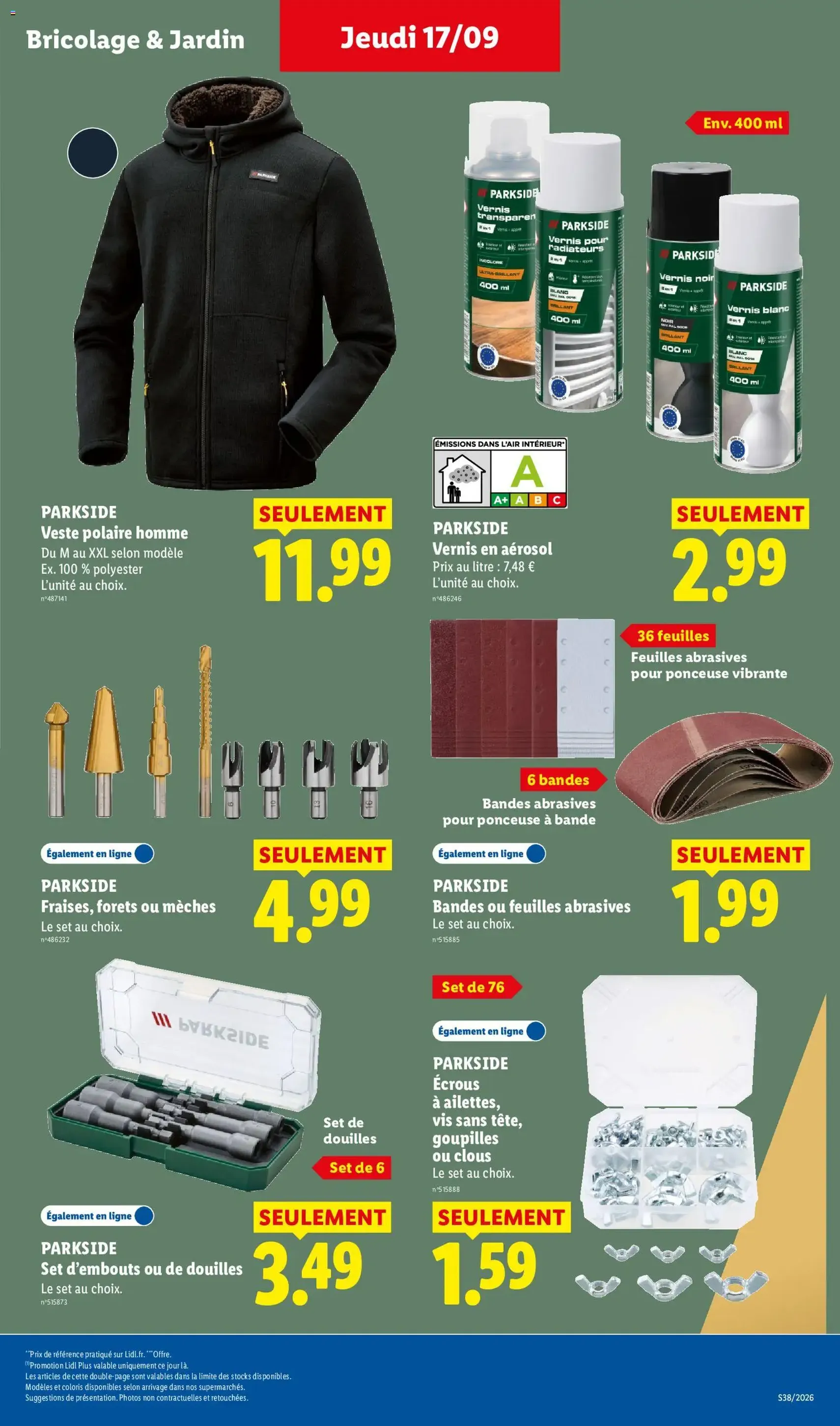 LIDL catalogue - brochure valable à partir du 17/09/2026, page 45 sur 67