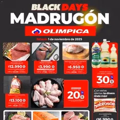 Vista previa del folleto Olímpica - Black days válido desde 01/11/2025
