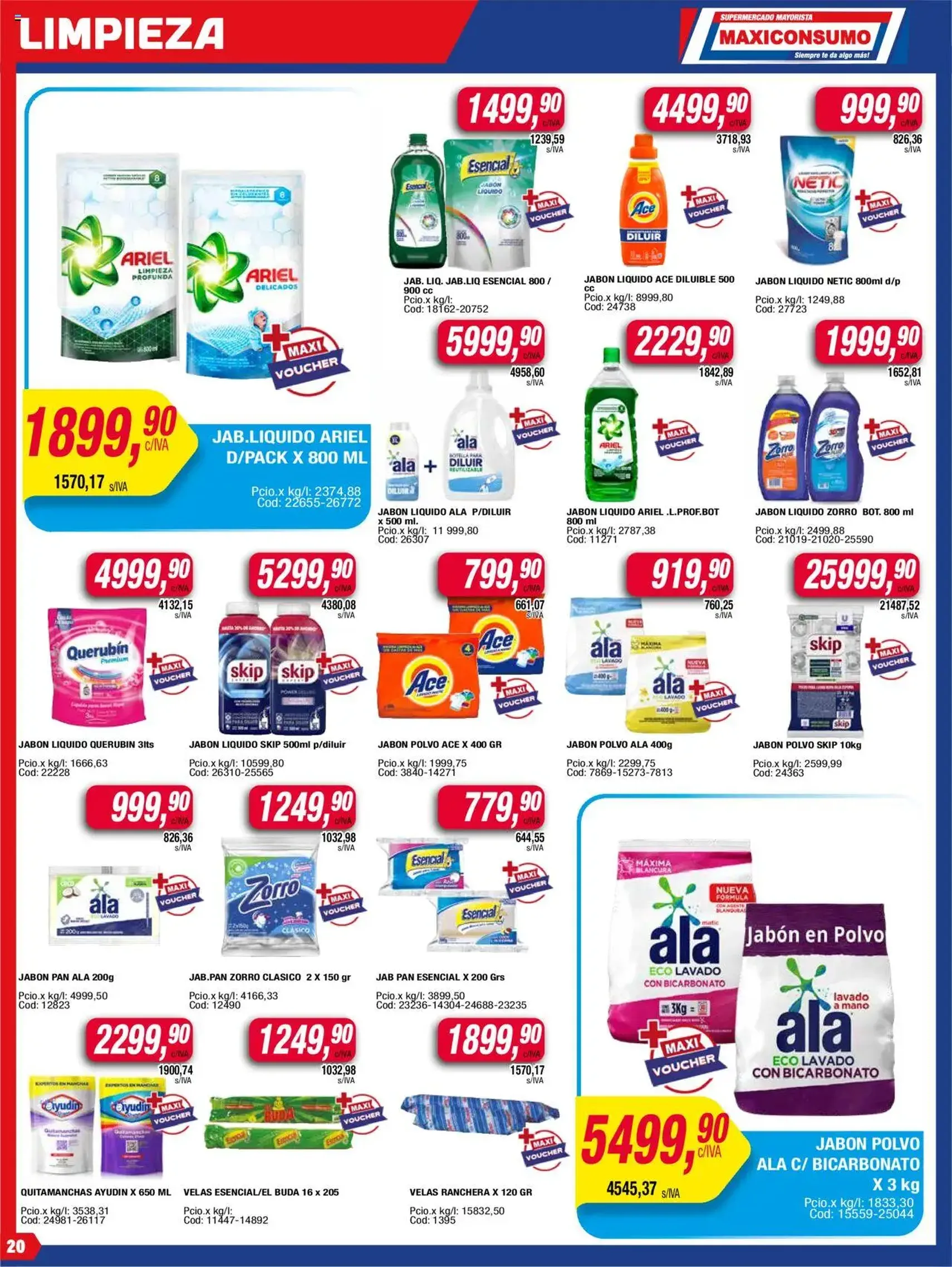 Maxiconsumo ofertas - folleto válido desde 04/08/2025 página 20 de 28