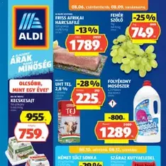 Aldi akciós újság - szórólap előnézete érvényes 2026.08.06. -tól