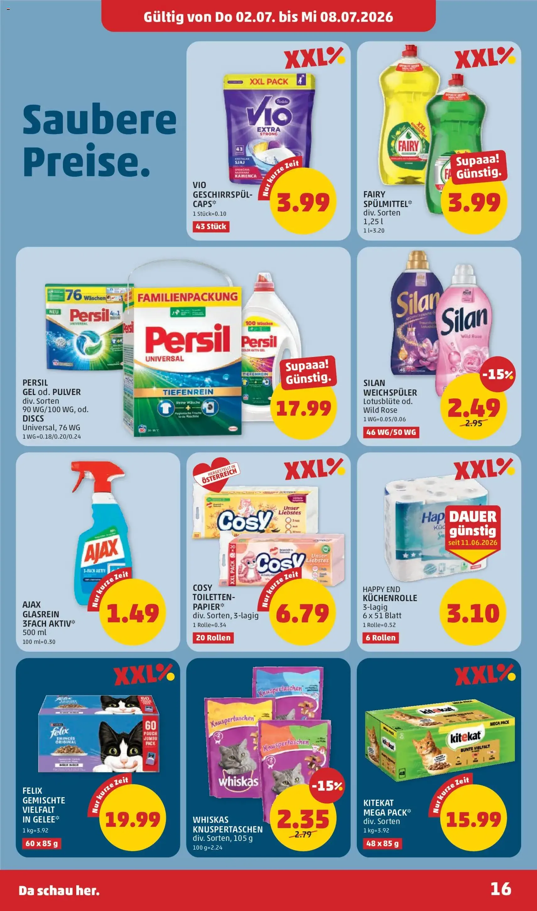 Penny Markt Flugblatt - Gültiger Prospekt ab 02.07.2026, Seite 16 von insgesamt 28
