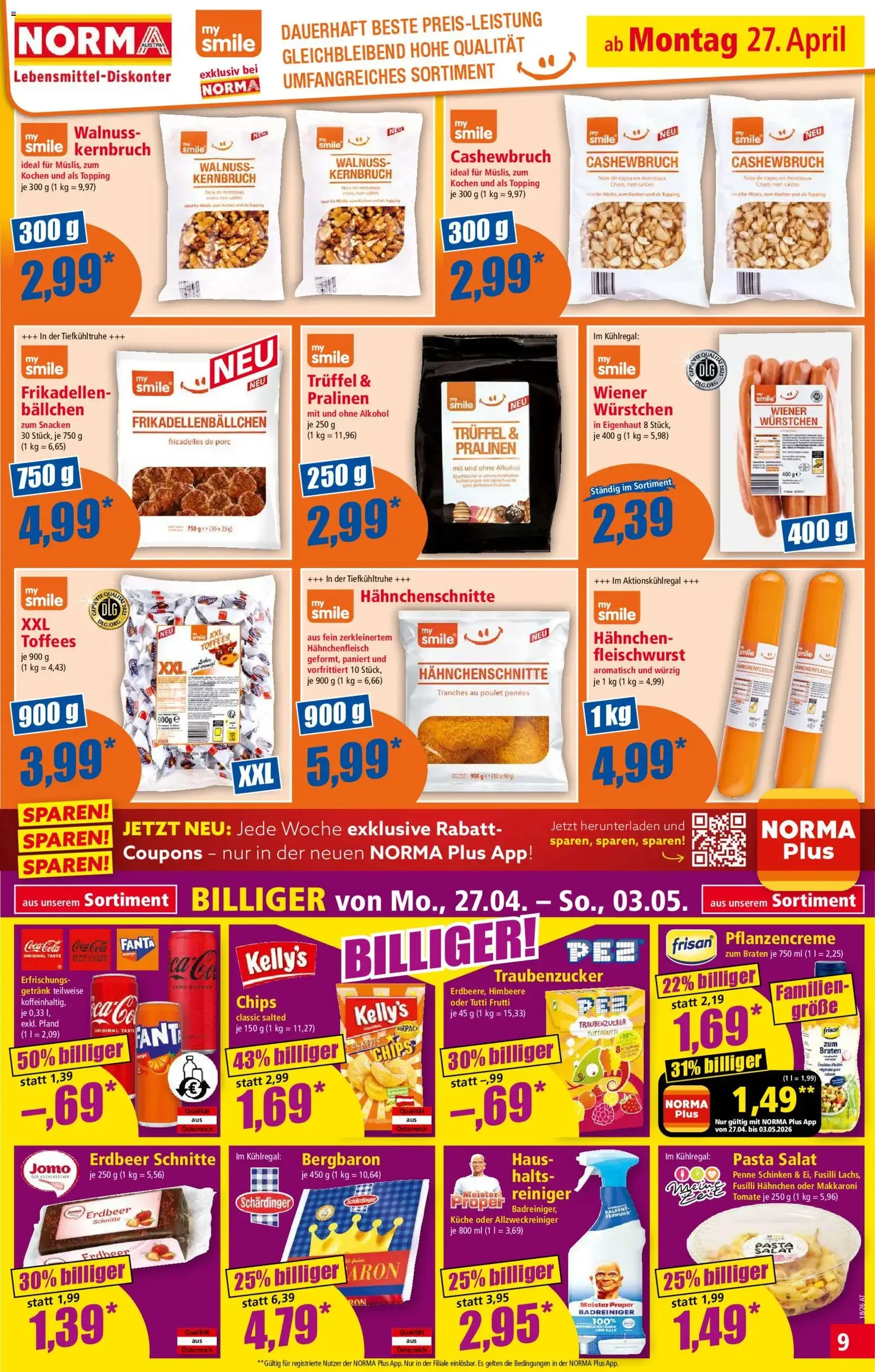 Norma Flugblatt - Gültiger Prospekt ab 27.04.2026, Seite 9 von insgesamt 17