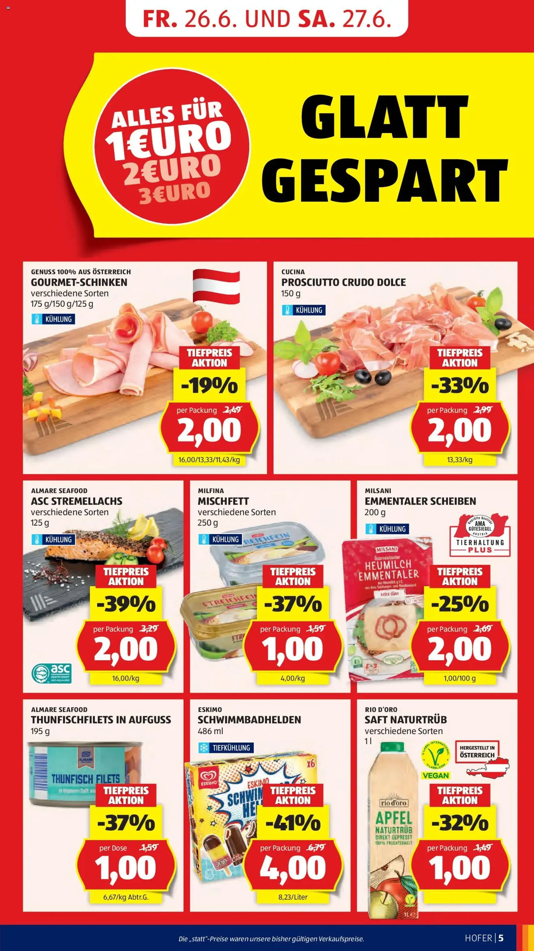Hofer Flugblatt - Gültiger Prospekt ab 26.06.2026, Seite 9 von insgesamt 41
