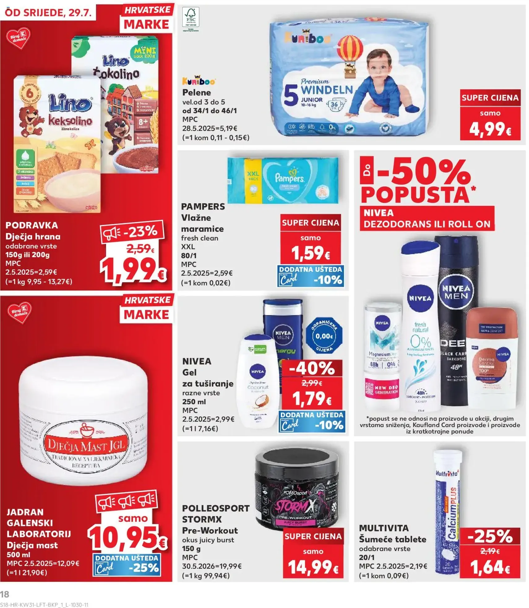 Kaufland HR akciós újság - 2026.07.29. érvényes szórólap 18 oldal 32 oldalból