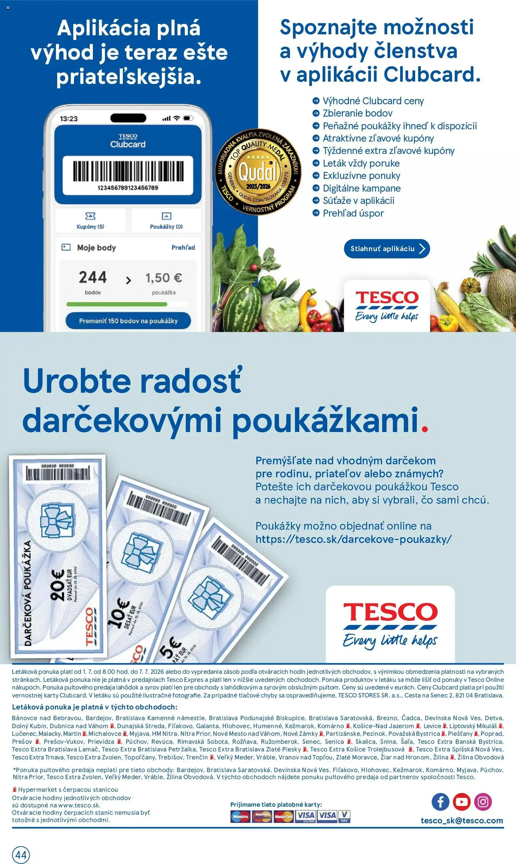 Tesco Hypermarket - leták - platný leták od 01.07.2026 strana 44 z 48
