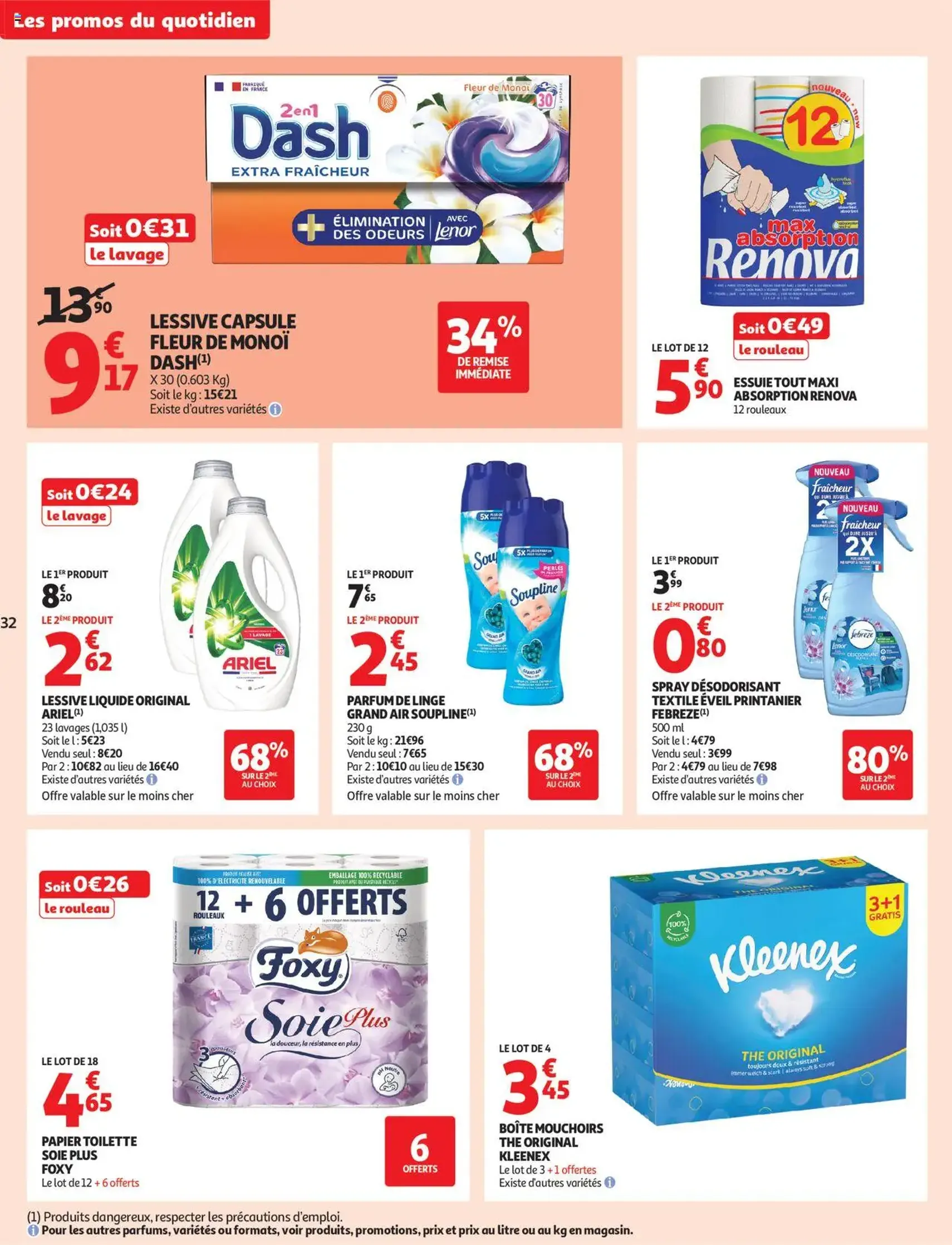 Auchan prospectus - brochure valable à partir du 29/07/2025, page 32 sur 49 Auchan prospectus - brochure valable à partir du 29/07/2025, page 32 sur 49