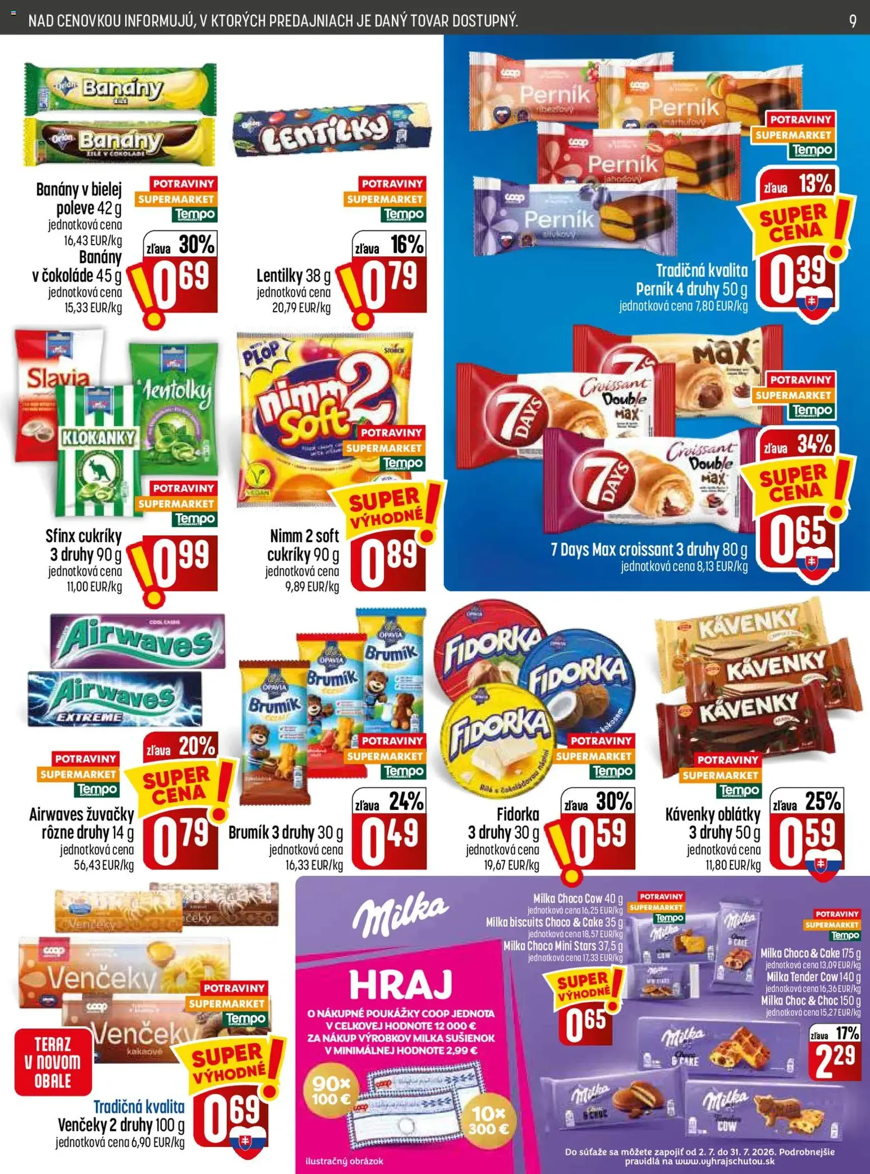COOP Jednota leták - platný leták od 23.07.2026 strana 9 z 28