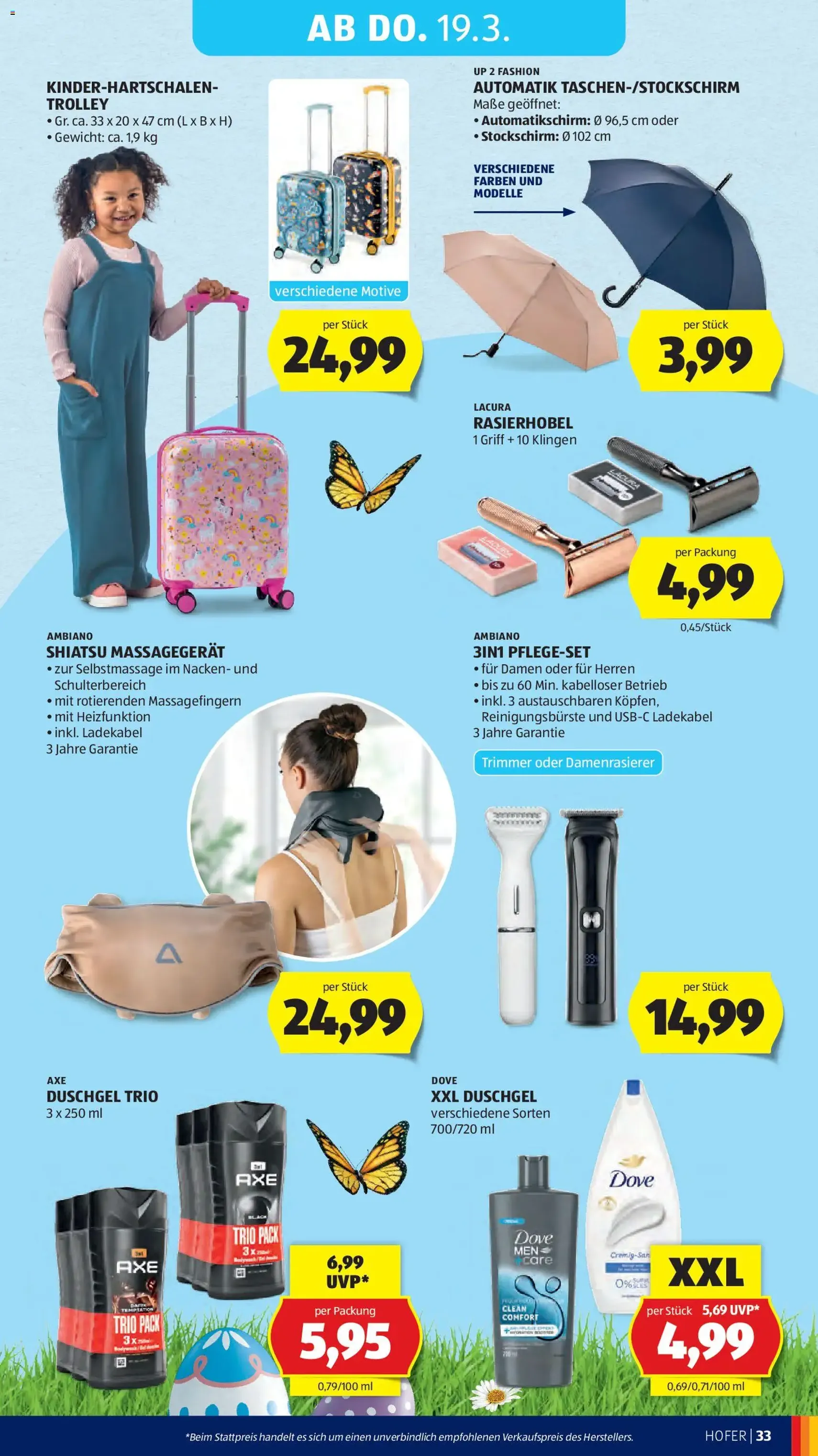 Hofer Flugblatt - Gültiger Prospekt ab 11.03.2026, Seite 40 von insgesamt 48