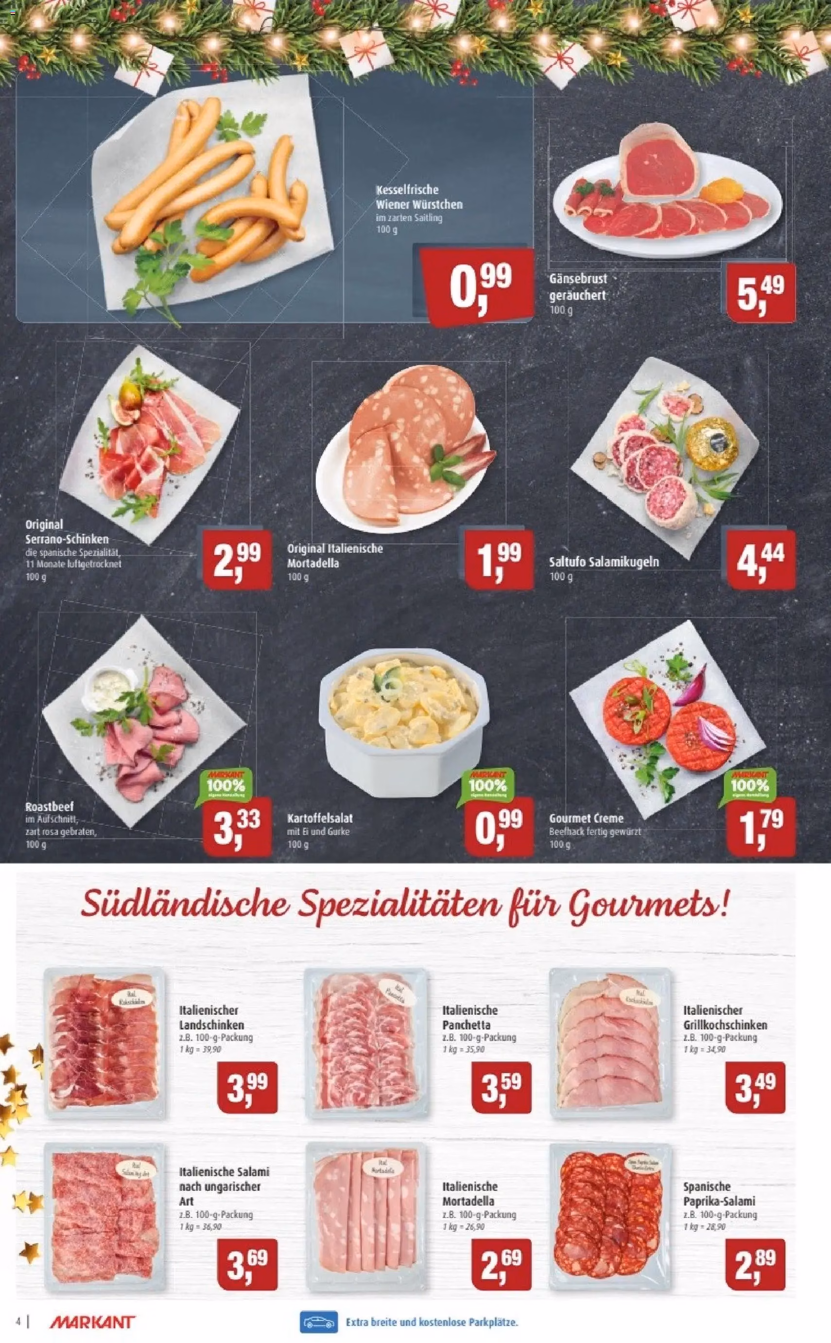 Markant Prospekt - Gültiger Prospekt ab 22.12.2025, Seite 4 von insgesamt 14