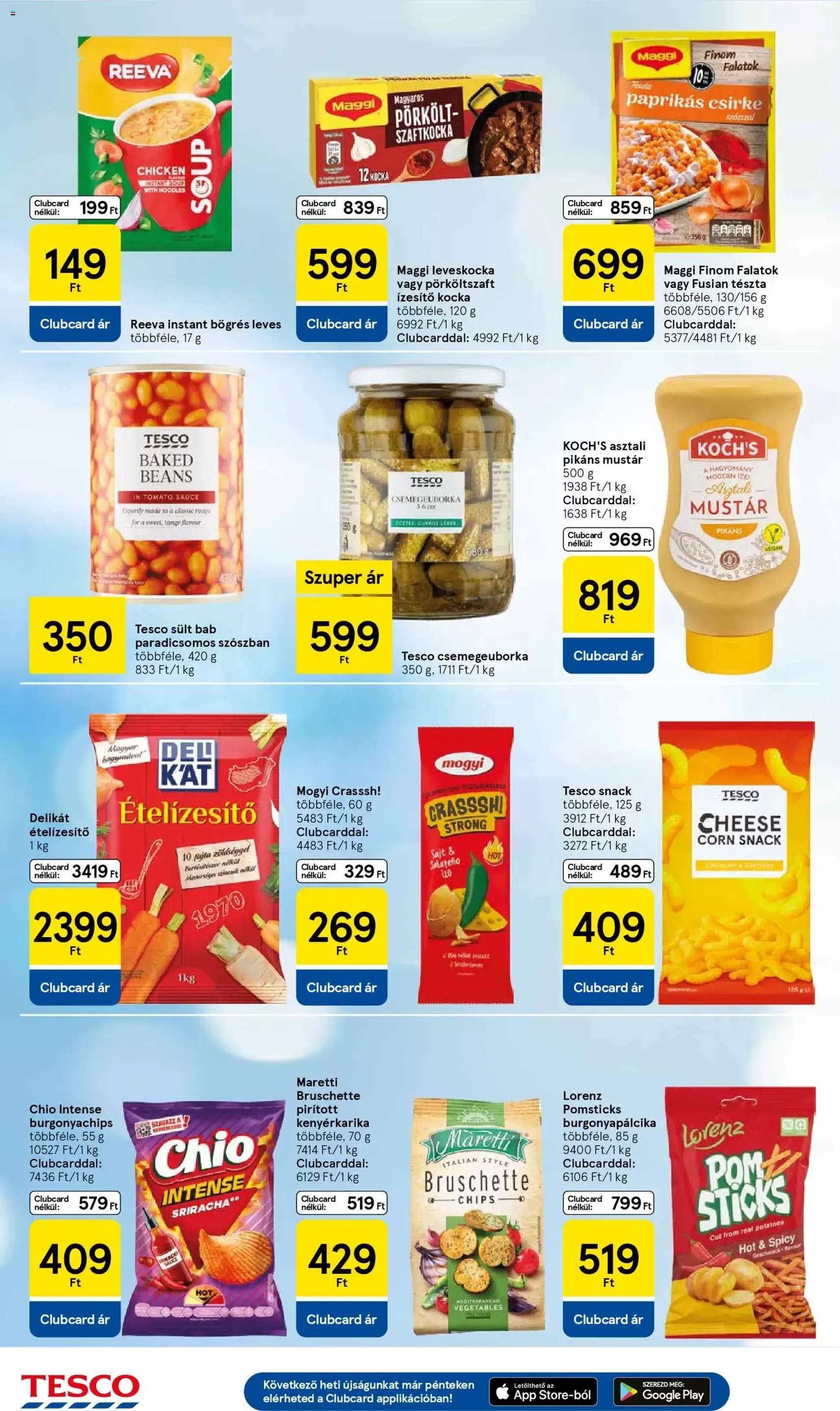 Tesco Hipermarket - Akciós újság - 2025.10.30. érvényes szórólap 22 oldal 32 oldalból Tesco Hipermarket - Akciós újság - 2025.10.30. érvényes szórólap 22 oldal 32 oldalból