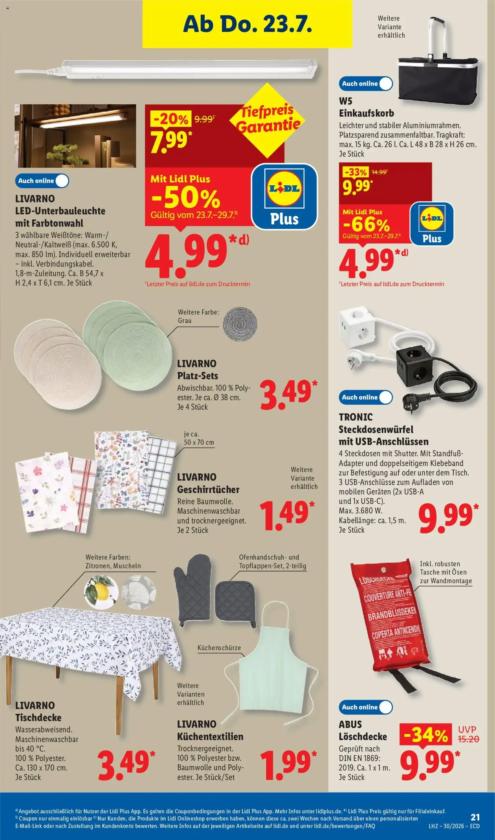Lidl Prospekt - Gültiger Prospekt ab 20.07.2026, Seite 45 von insgesamt 69
