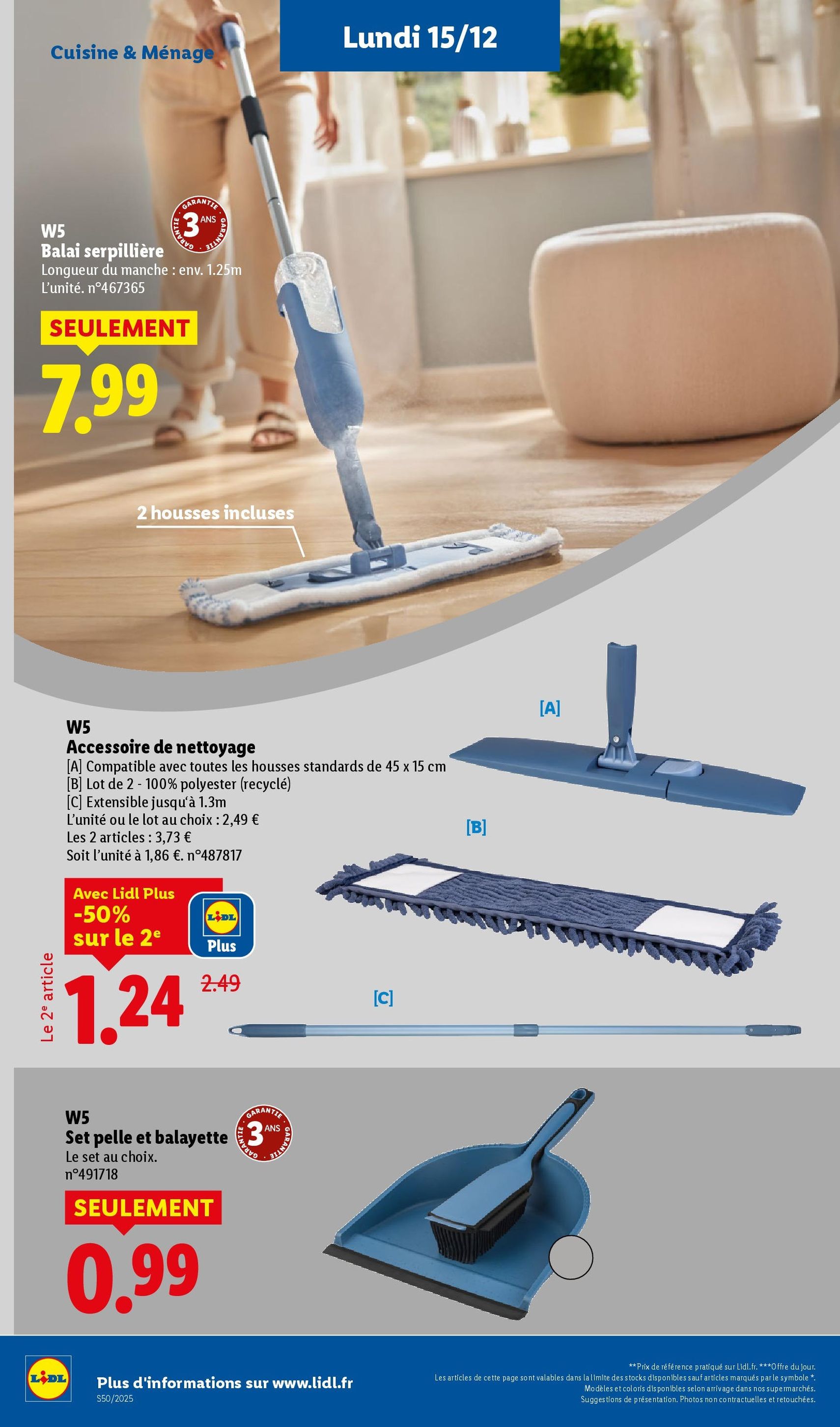 LIDL catalogue semaine 50 - brochure valable à partir du 11/12/2025, page 72 sur 88