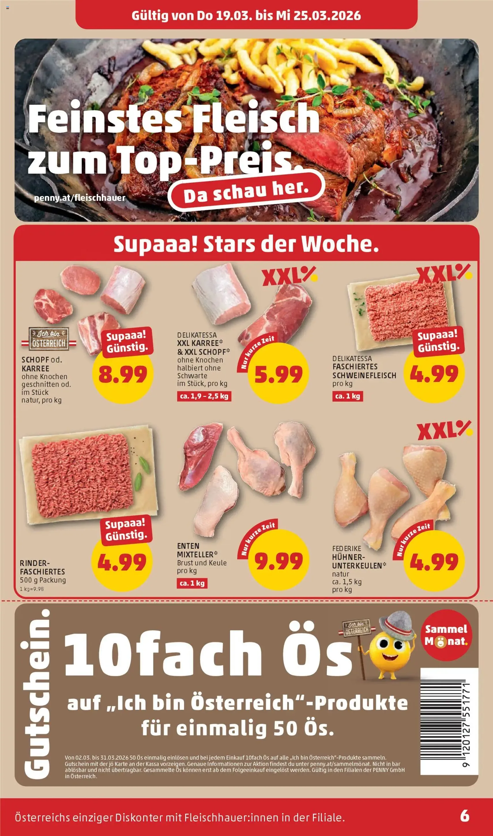 Penny Markt - Flugblatt - Gültiger Prospekt ab 19.03.2026, Seite 6 von insgesamt 32