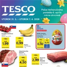 Tesco Hypermarket - leták - náhľad letáku platný od 31.03.2026