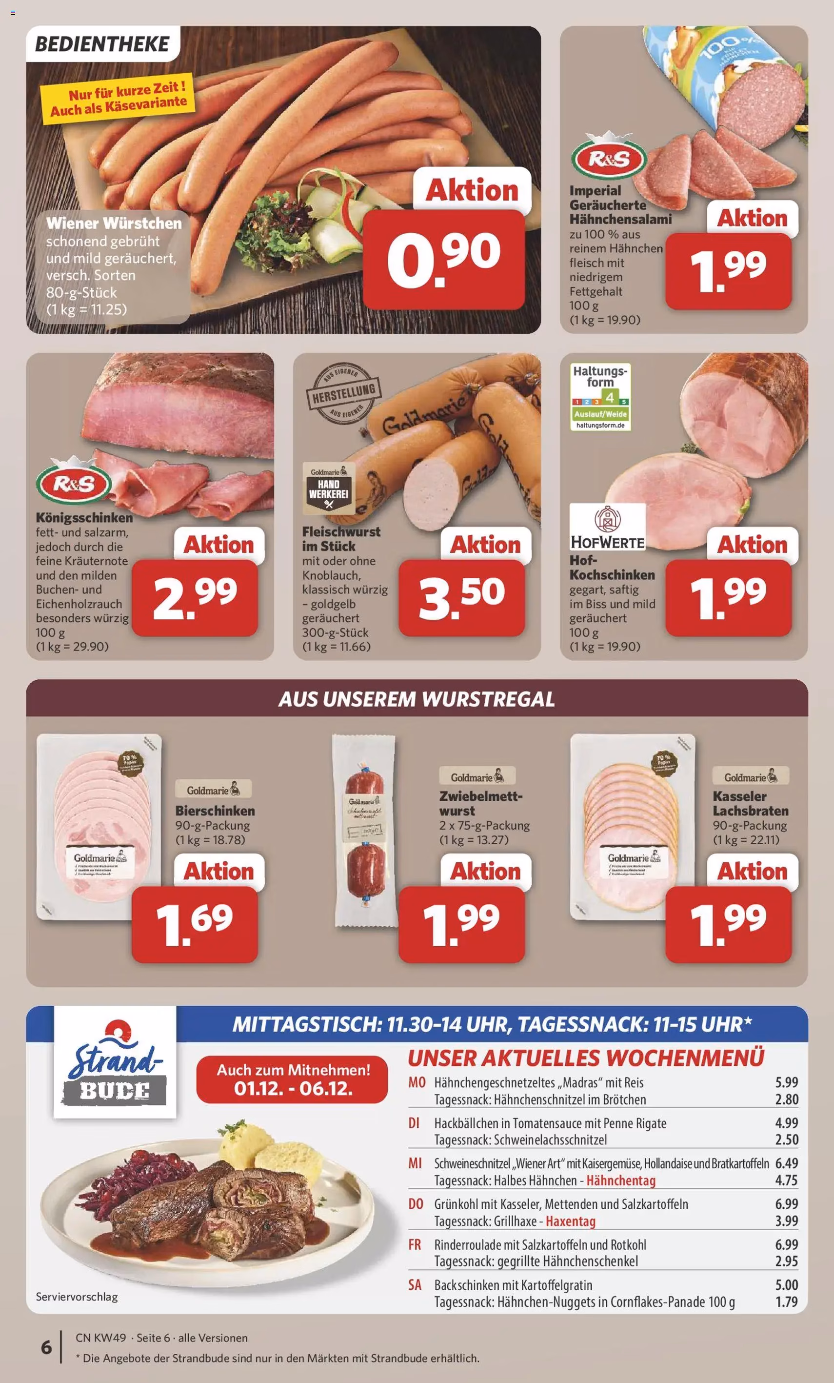 Combi Prospekt - Gültiger Prospekt ab 01.12.2025, Seite 6 von insgesamt 38