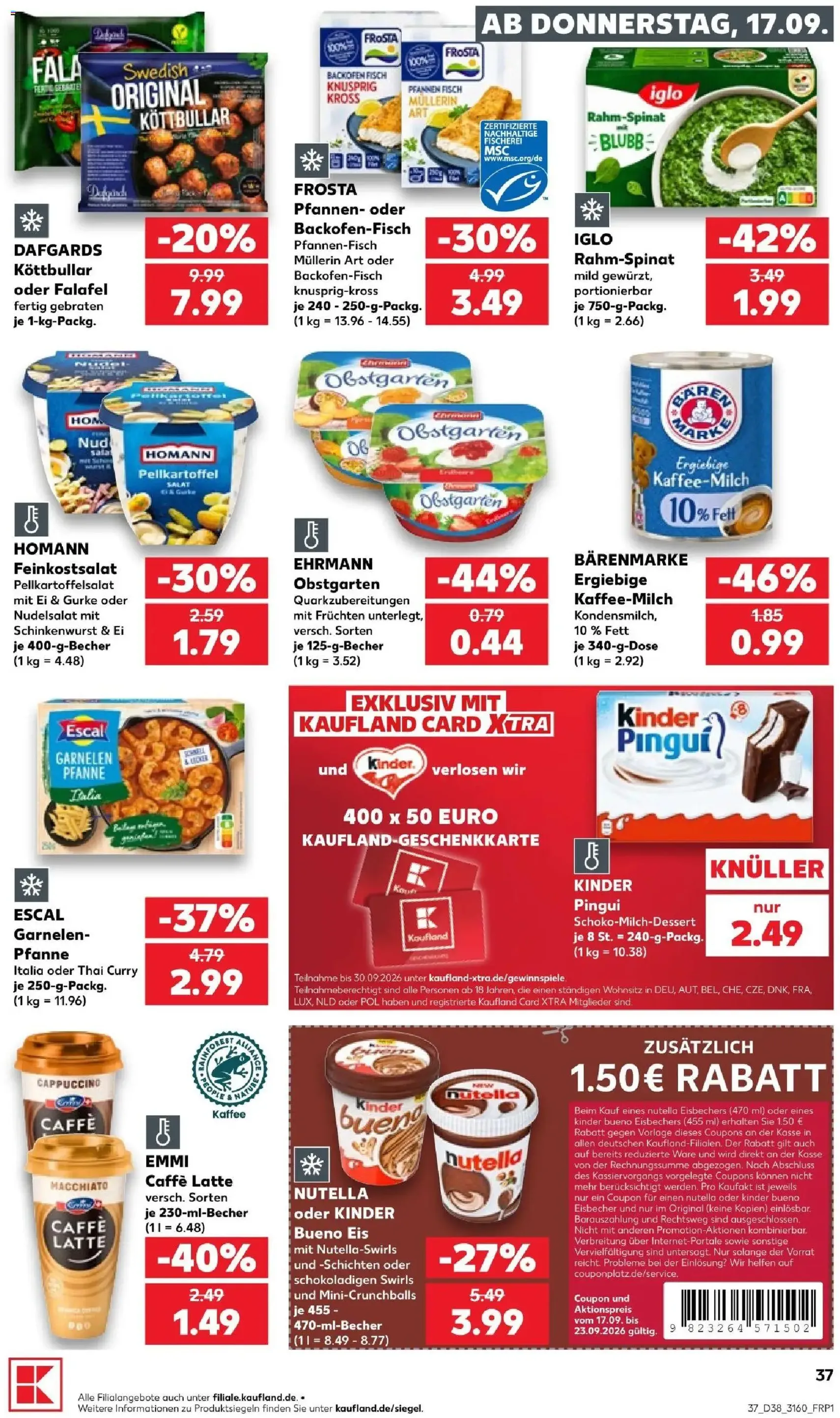 Kaufland Prospekt - Gültiger Prospekt ab 17.09.2026, Seite 37 von insgesamt 66