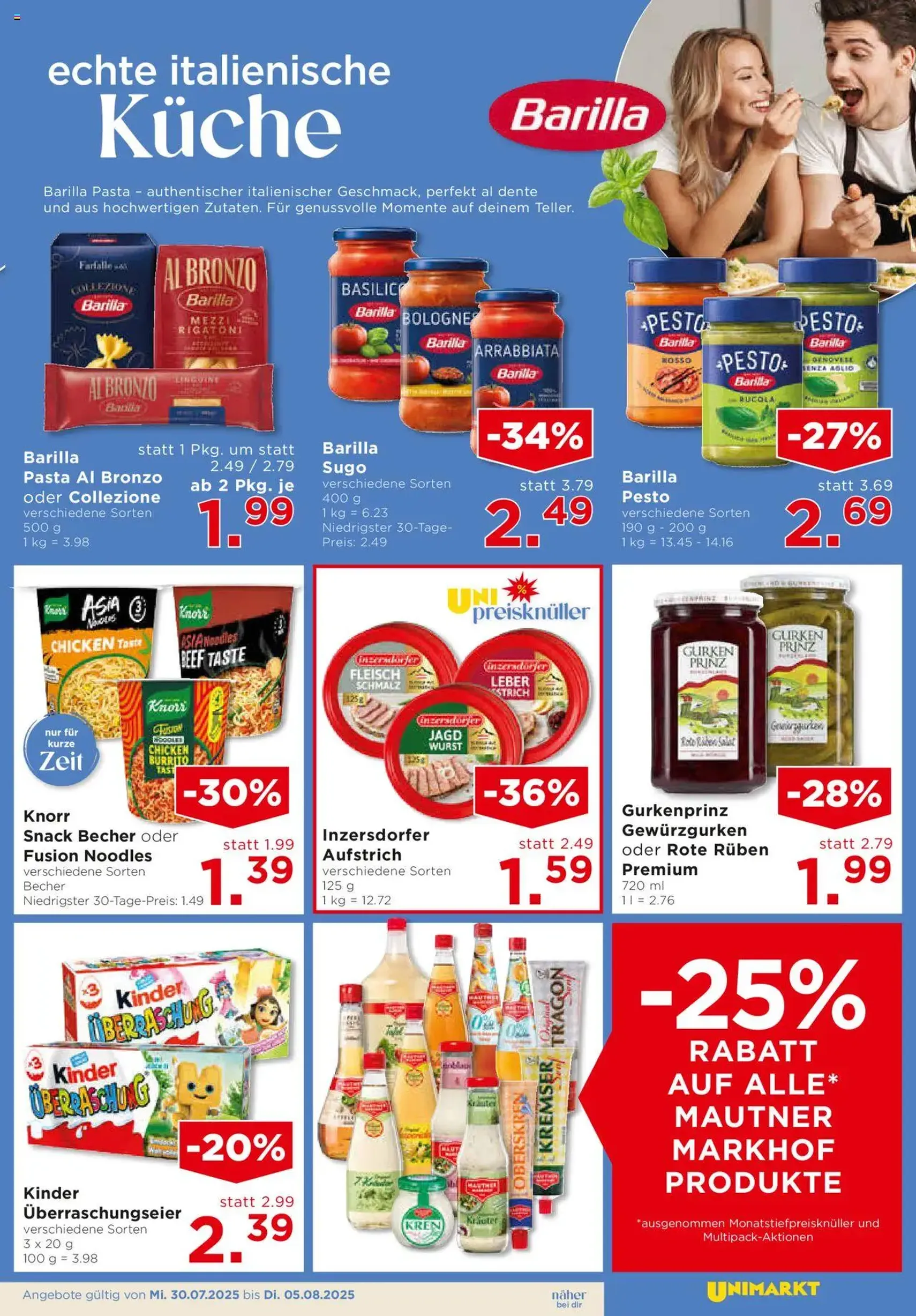 Unimarkt Süd - Gültiger Prospekt ab 30.07.2025, Seite 11 von insgesamt 16 Unimarkt Süd - Gültiger Prospekt ab 30.07.2025, Seite 11 von insgesamt 16