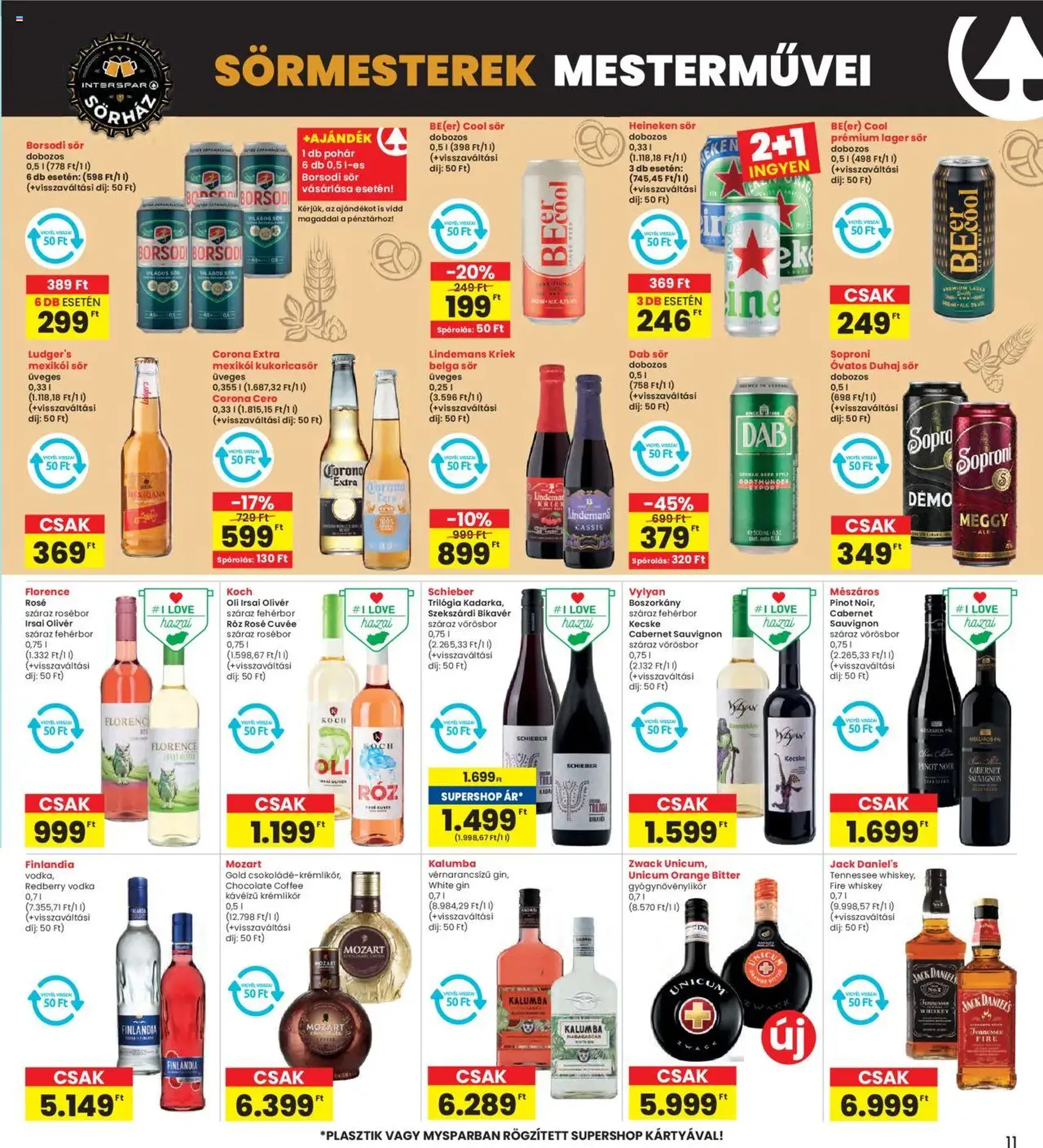 Interspar Akciós újság - 2025.09.04. érvényes szórólap 11 oldal 16 oldalból Interspar Akciós újság - 2025.09.04. érvényes szórólap 11 oldal 16 oldalból