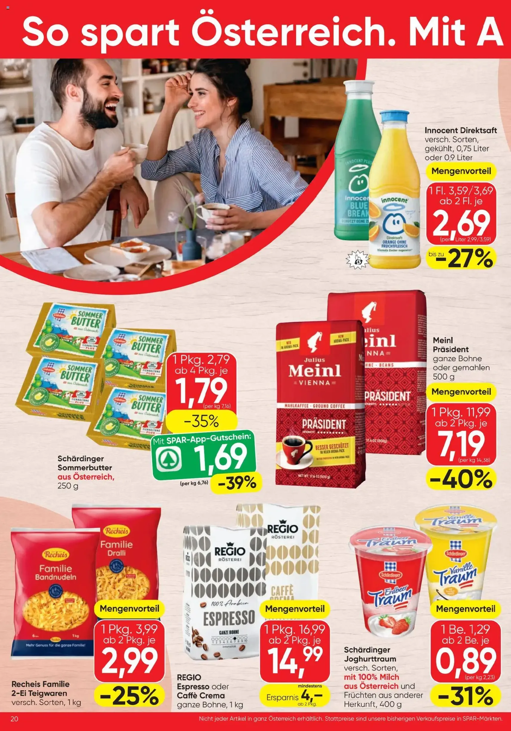 Spar - Flugblatt - Gültiger Prospekt ab 21.05.2026, Seite 20 von insgesamt 24