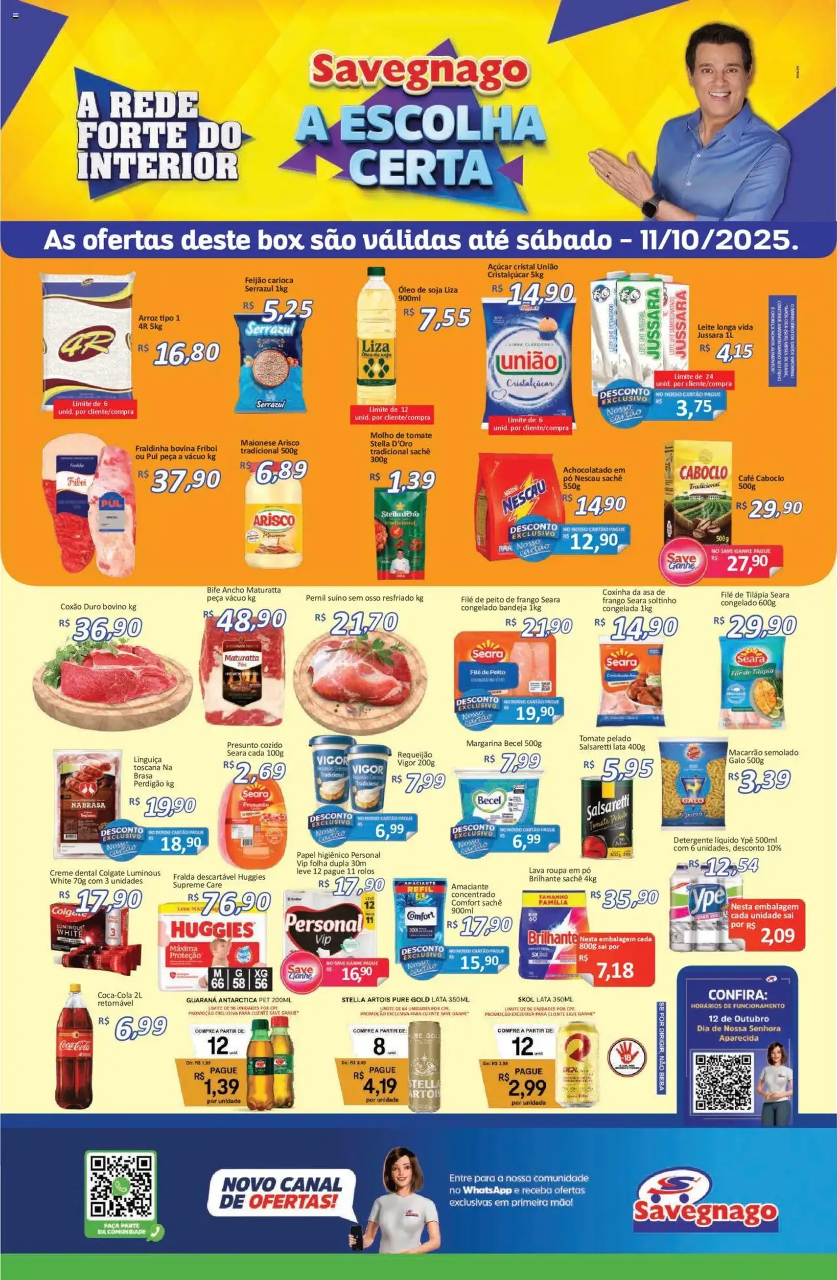 Savegnago - Ofertas da semana - folheto válido a partir de 09/10/2025 página 1 de 4