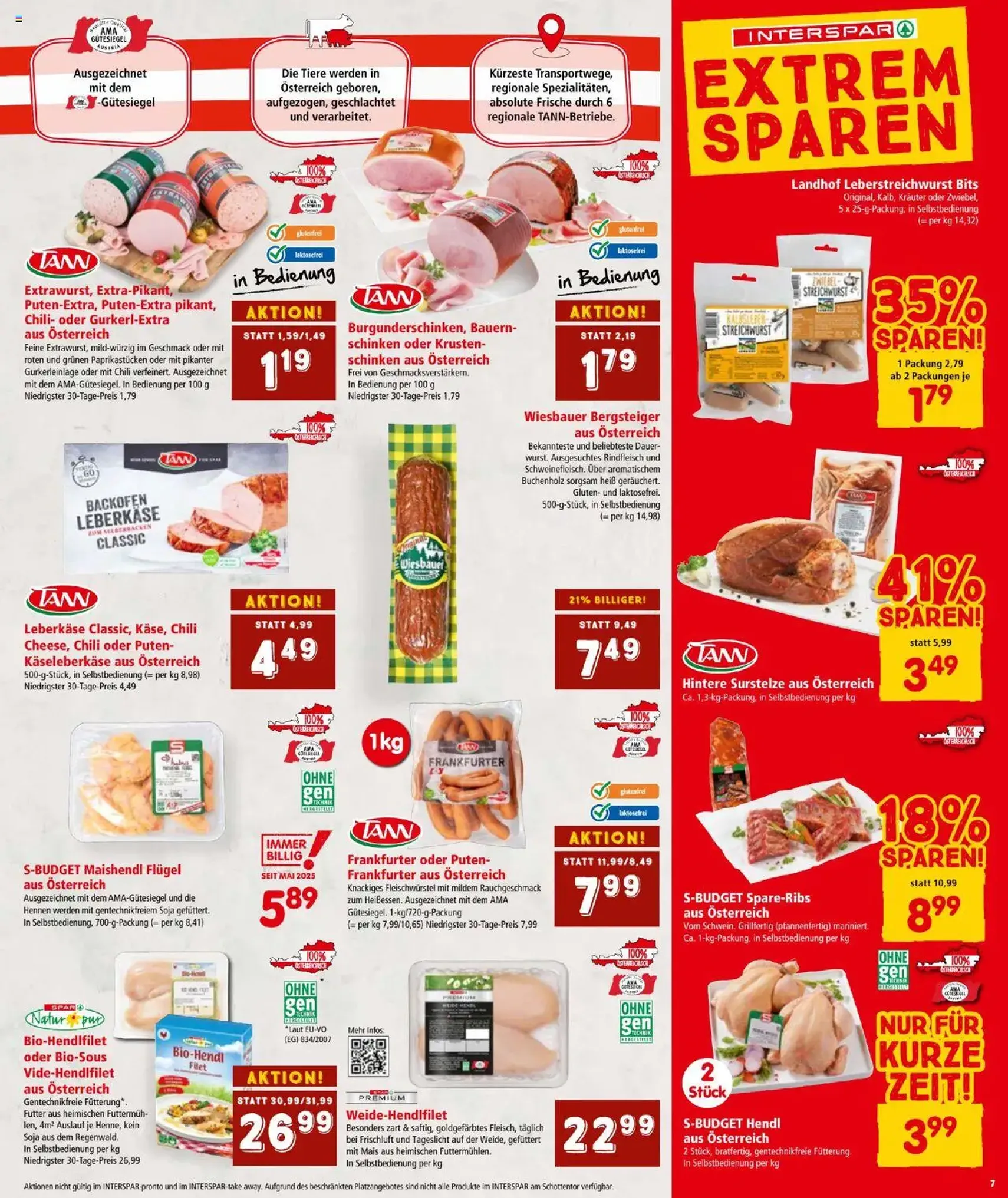 Interspar Flugblatt - Gültiger Prospekt ab 23.10.2025, Seite 7 von insgesamt 24 Interspar Flugblatt - Gültiger Prospekt ab 23.10.2025, Seite 7 von insgesamt 24