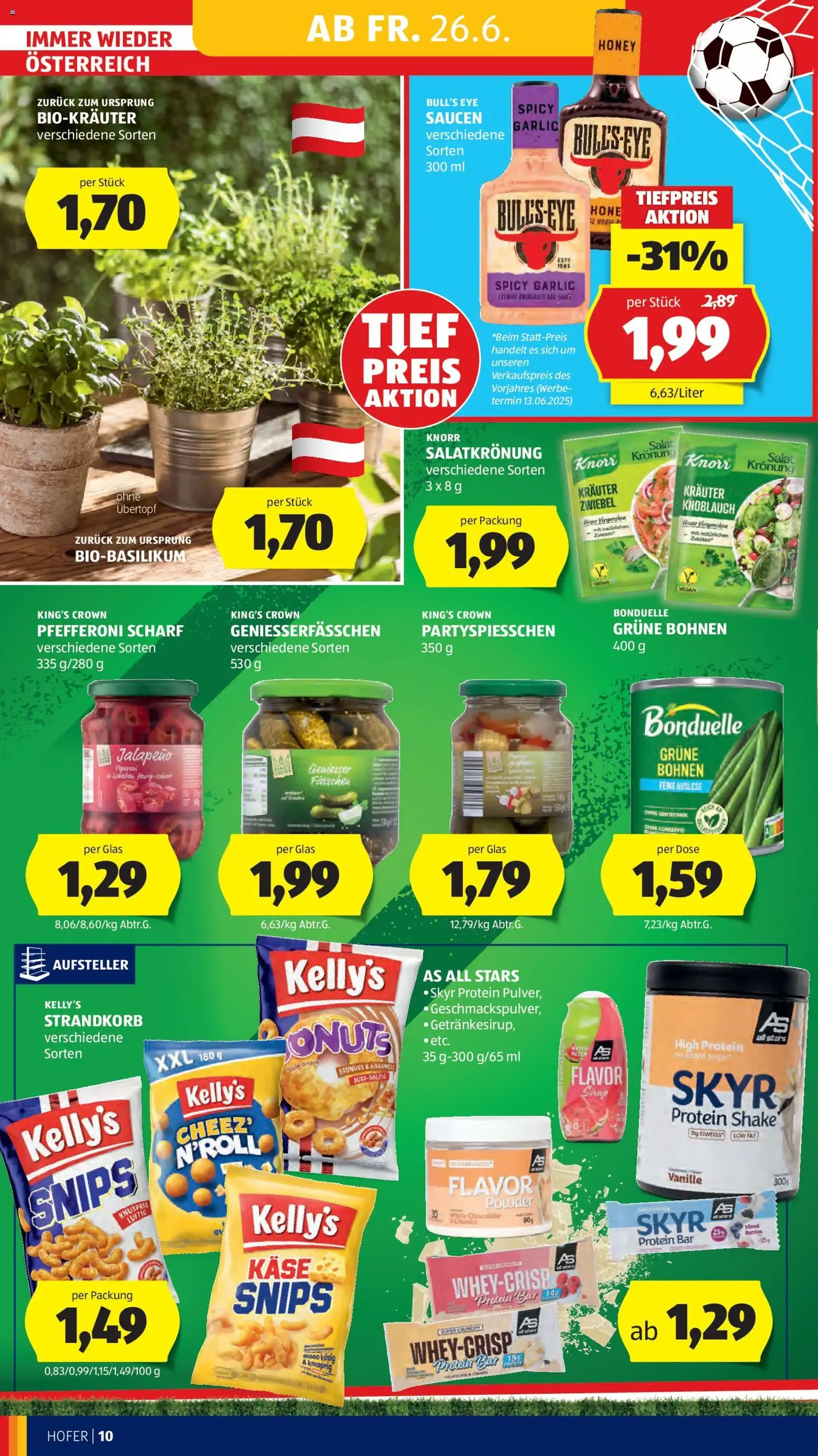 Hofer Flugblatt - Gültiger Prospekt ab 26.06.2026, Seite 14 von insgesamt 41