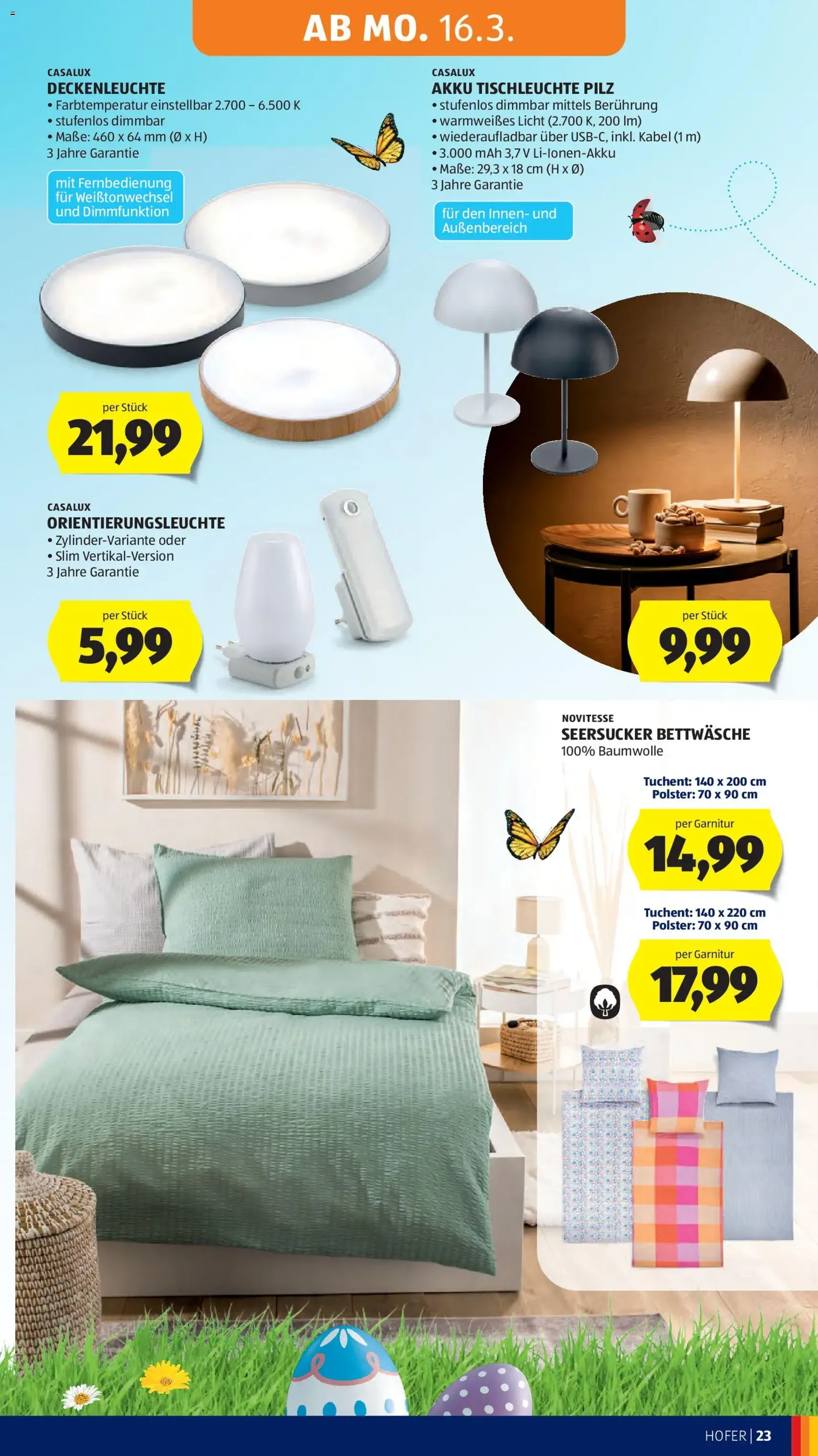 Hofer Flugblatt - Gültiger Prospekt ab 11.03.2026, Seite 30 von insgesamt 48