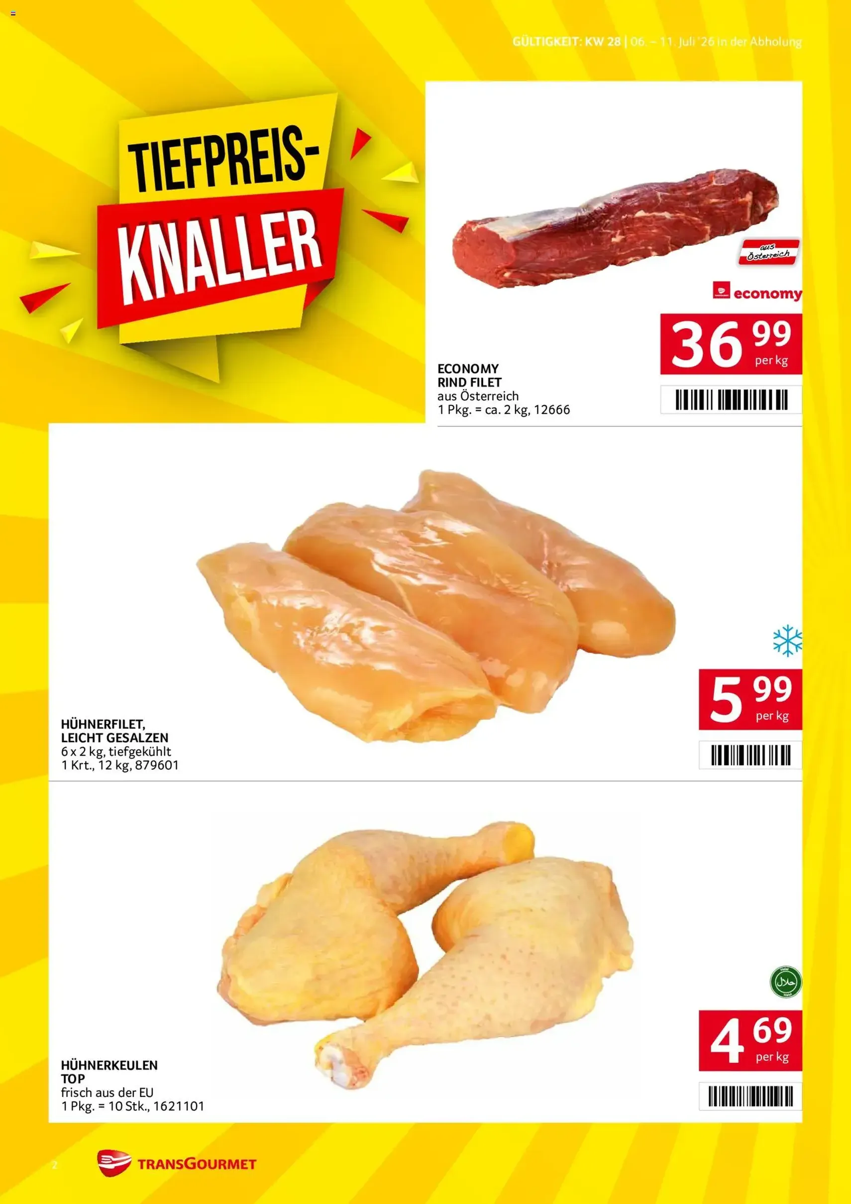 Transgourmet Flugblatt - Gültiger Prospekt ab 06.07.2026, Seite 2 von insgesamt 28