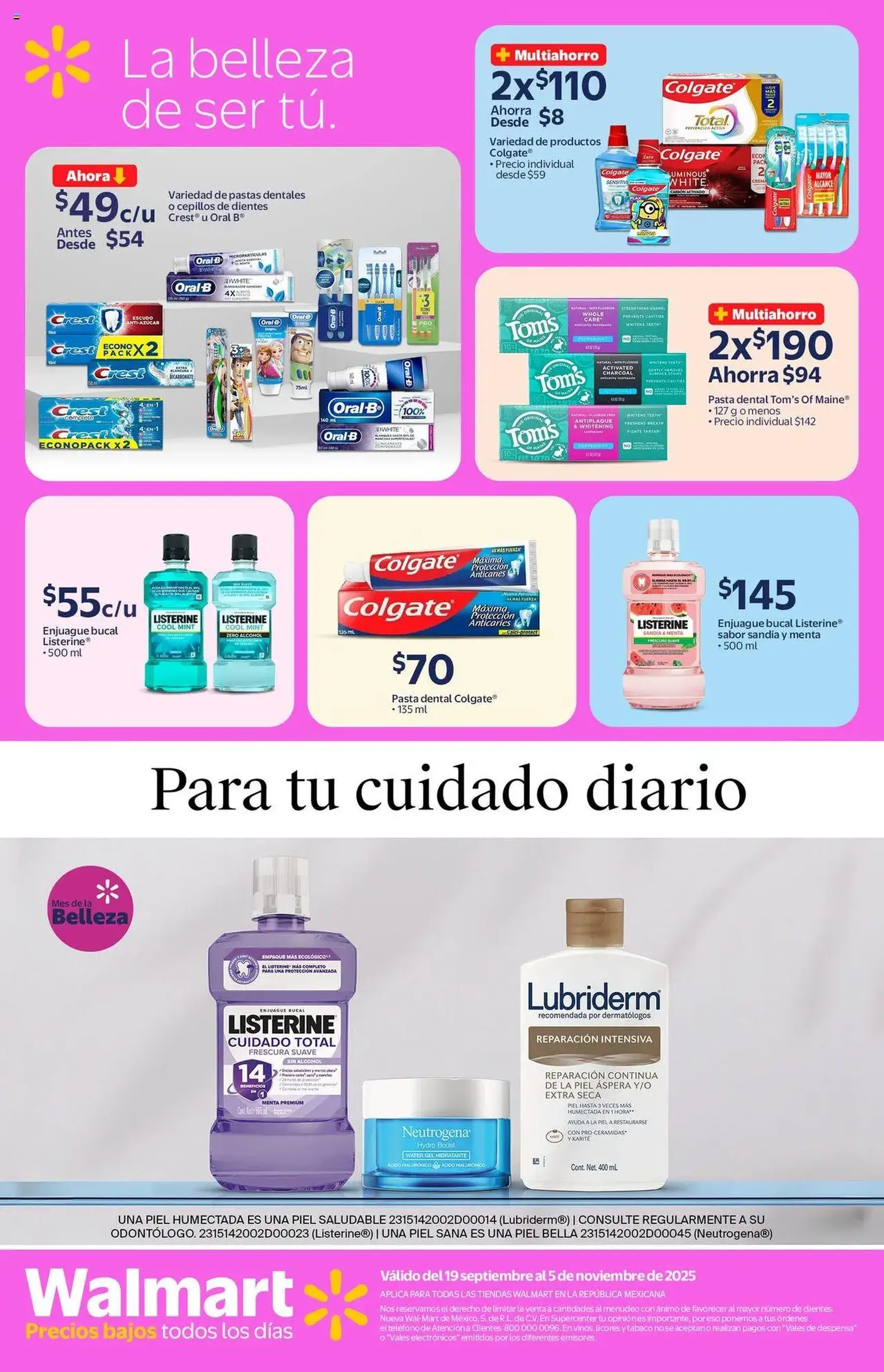 Walmart - Folleto la belleza - folleto válido desde 19/09/2025 página 21 de 21 Walmart - Folleto la belleza - folleto válido desde 19/09/2025 página 21 de 21