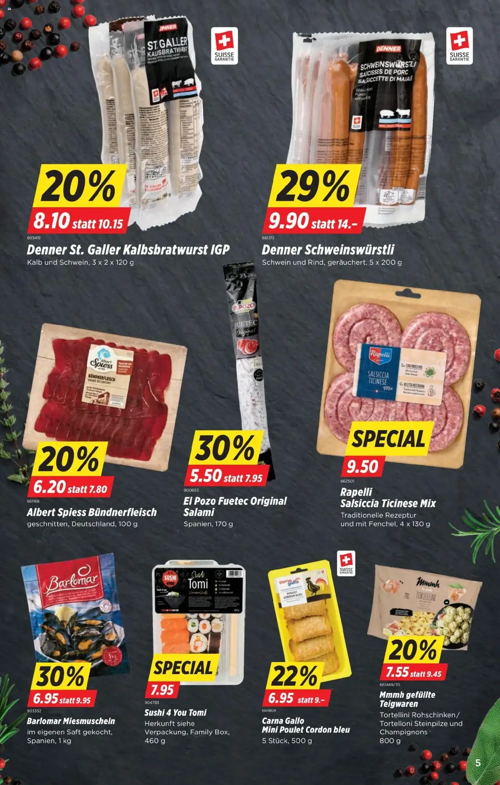 Denner Aktionen - Gültiger Prospekt ab 23.09.2025, Seite 5 von insgesamt 24